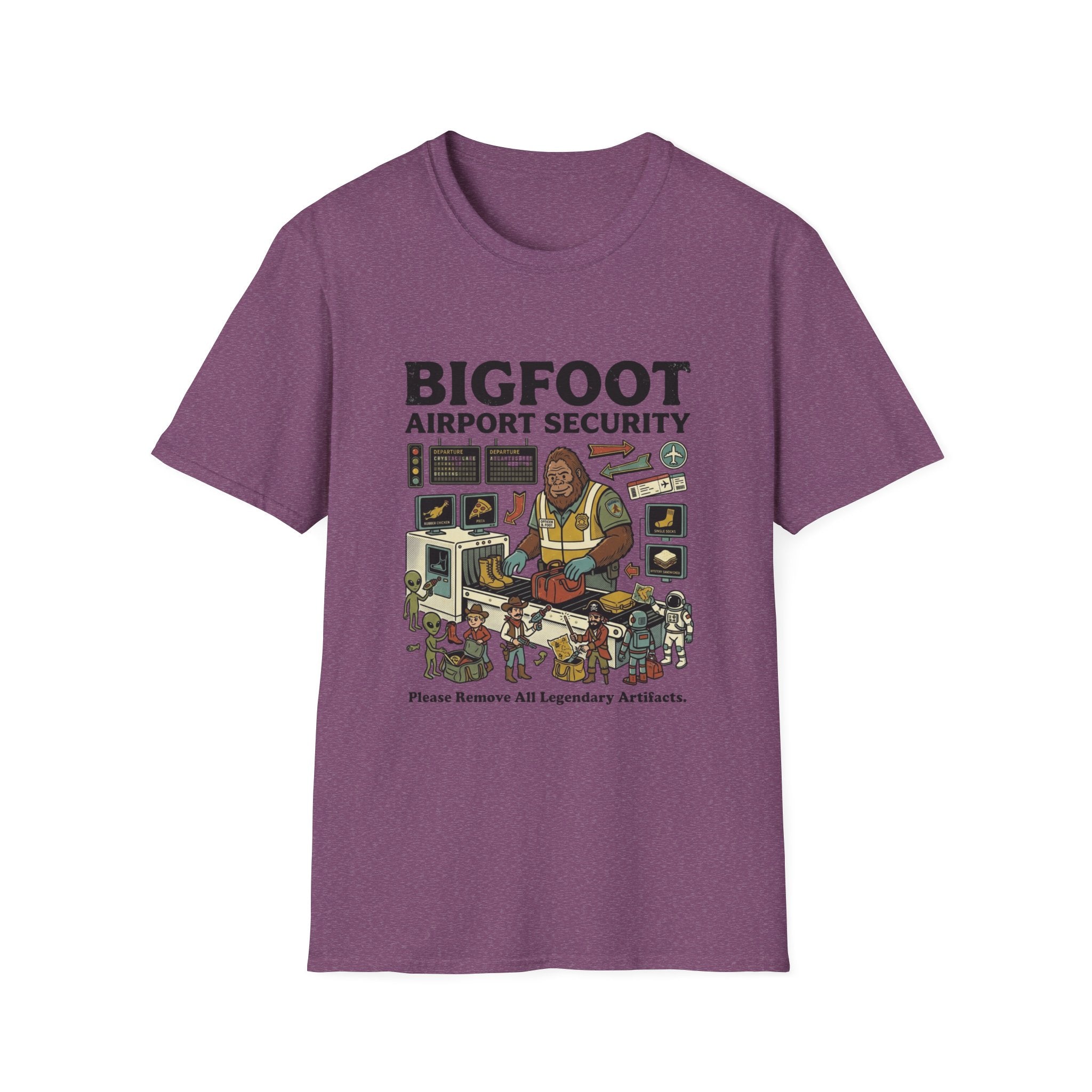 The Bigfoot Airport Security Officer T-Shirt