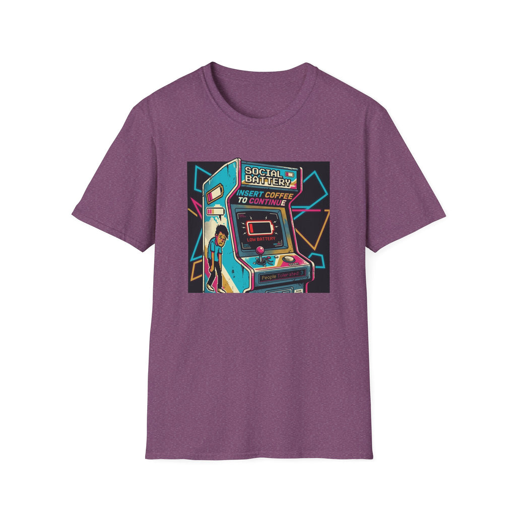 Social Battery Arcade T-Shirt