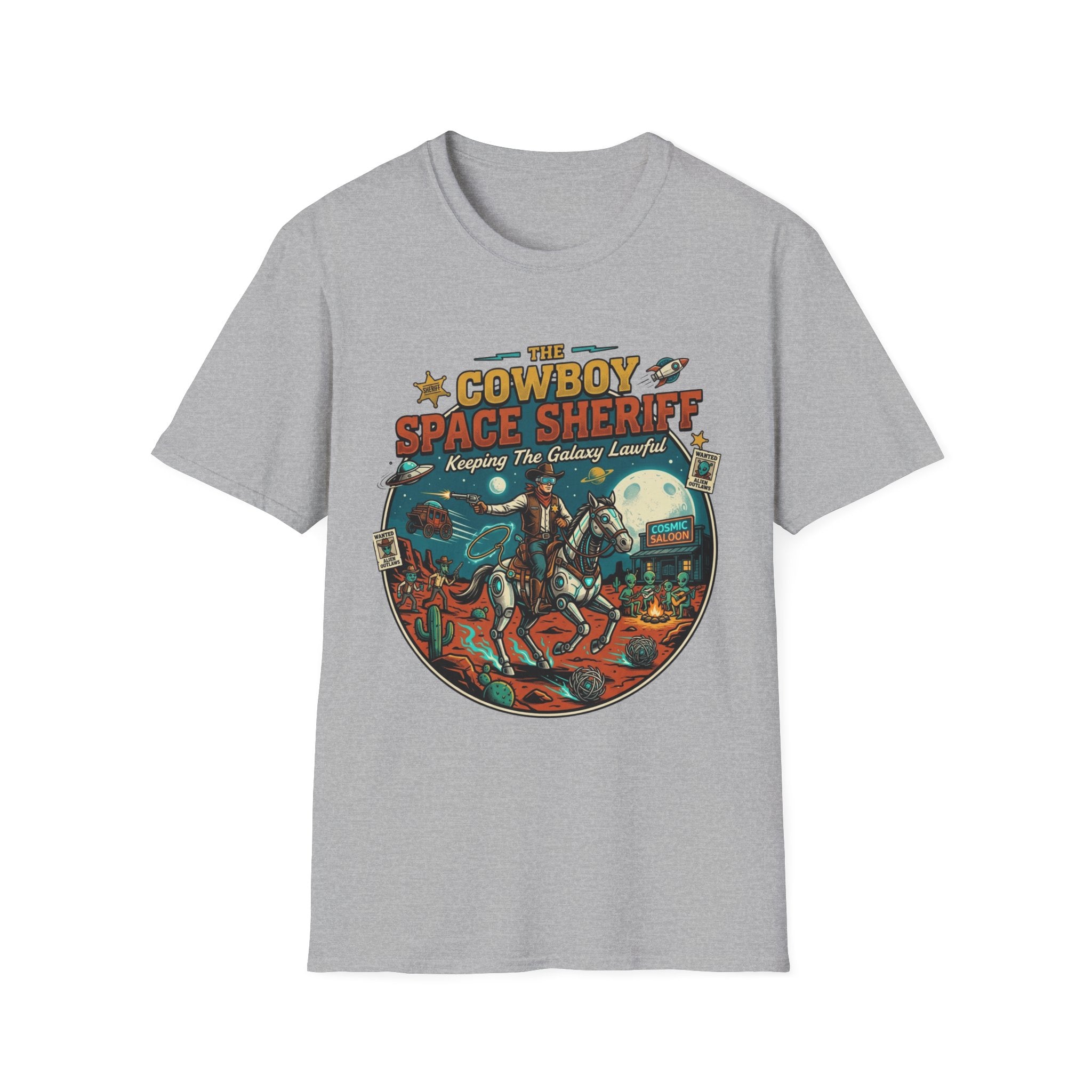 The Cowboy Space Sheriff T-Shirt