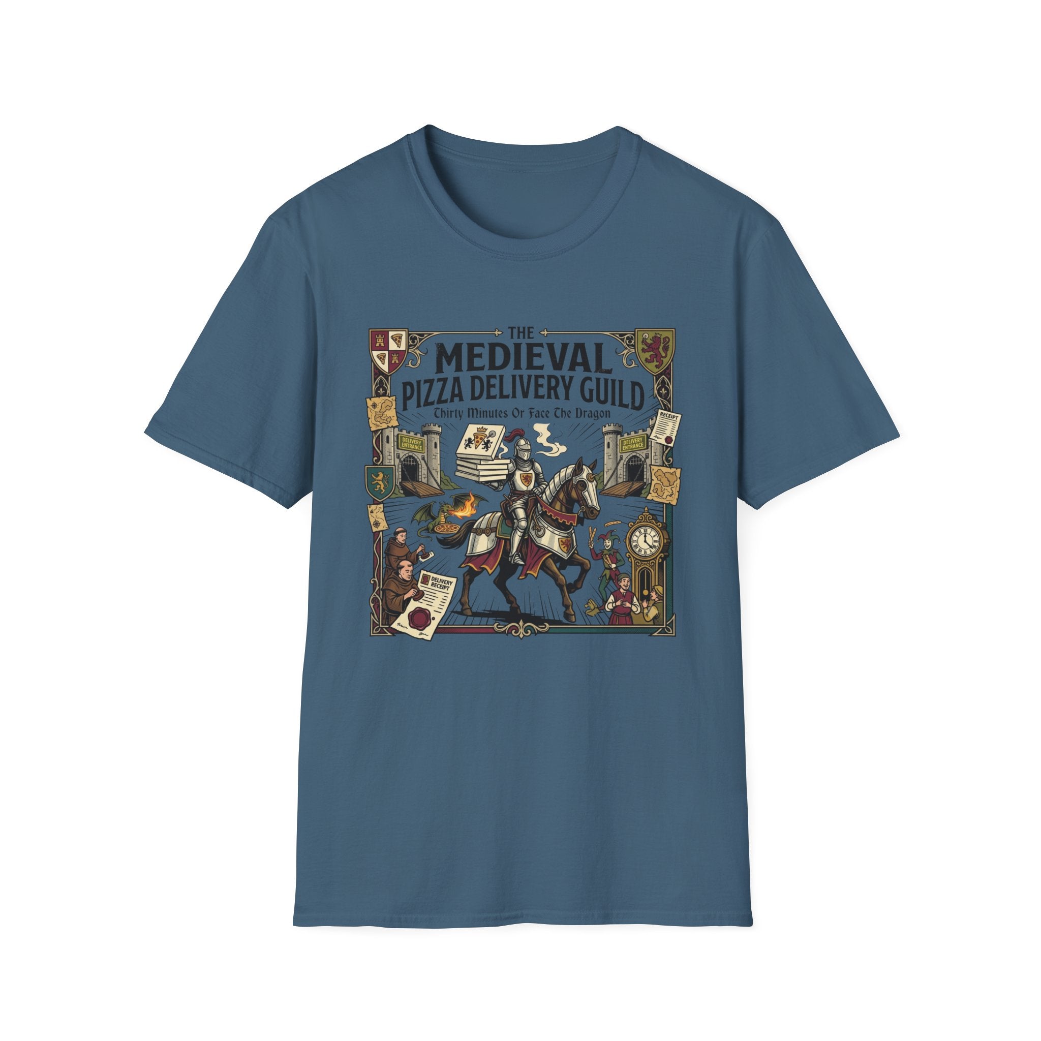The Medieval Pizza Delivery Guild T-Shirt