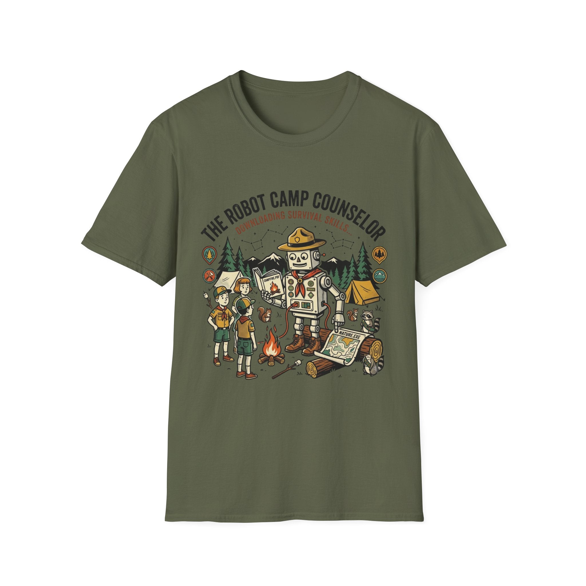 The Robot Camp Counselor T-Shirt