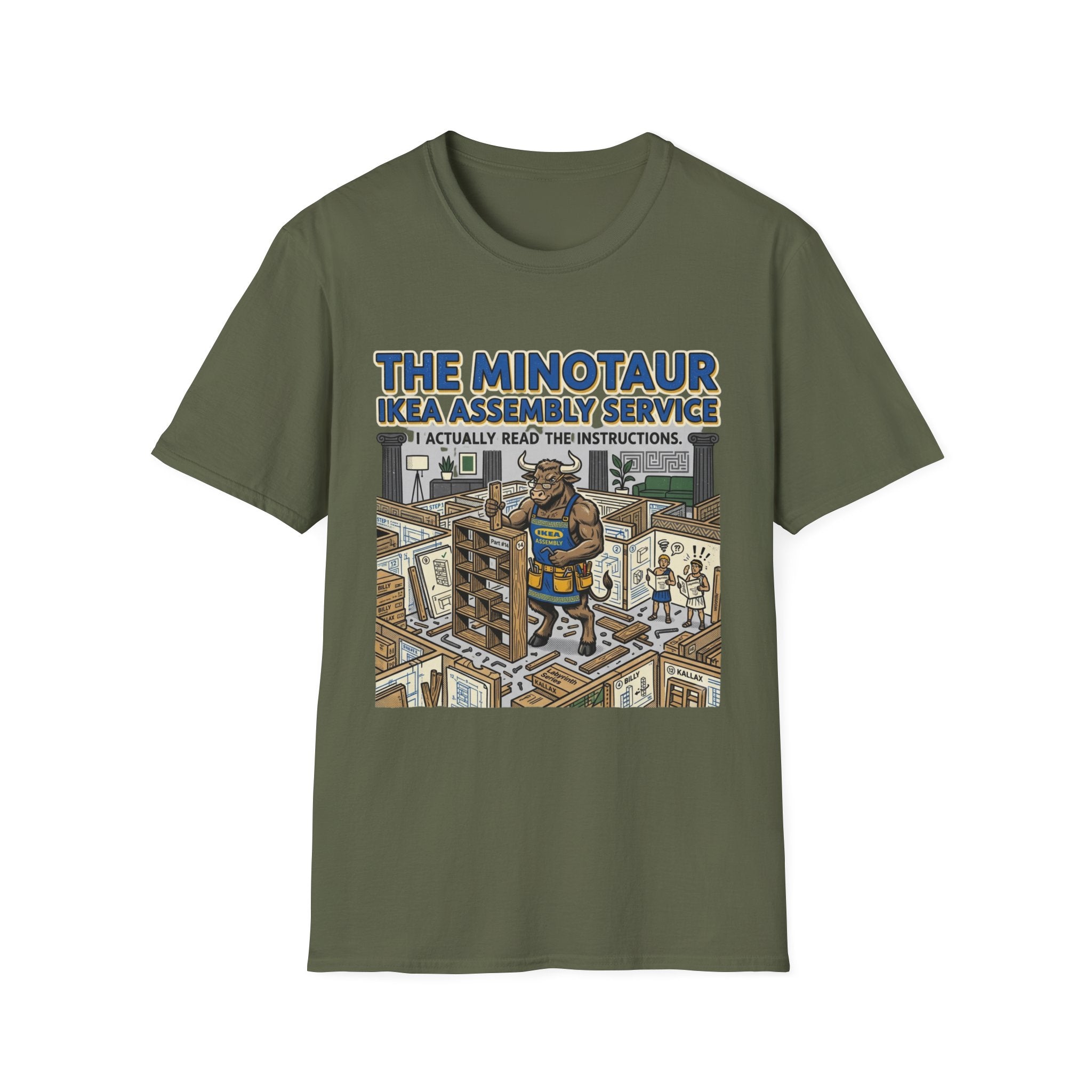The Minotaur IKEA Assembly Service T-Shirt