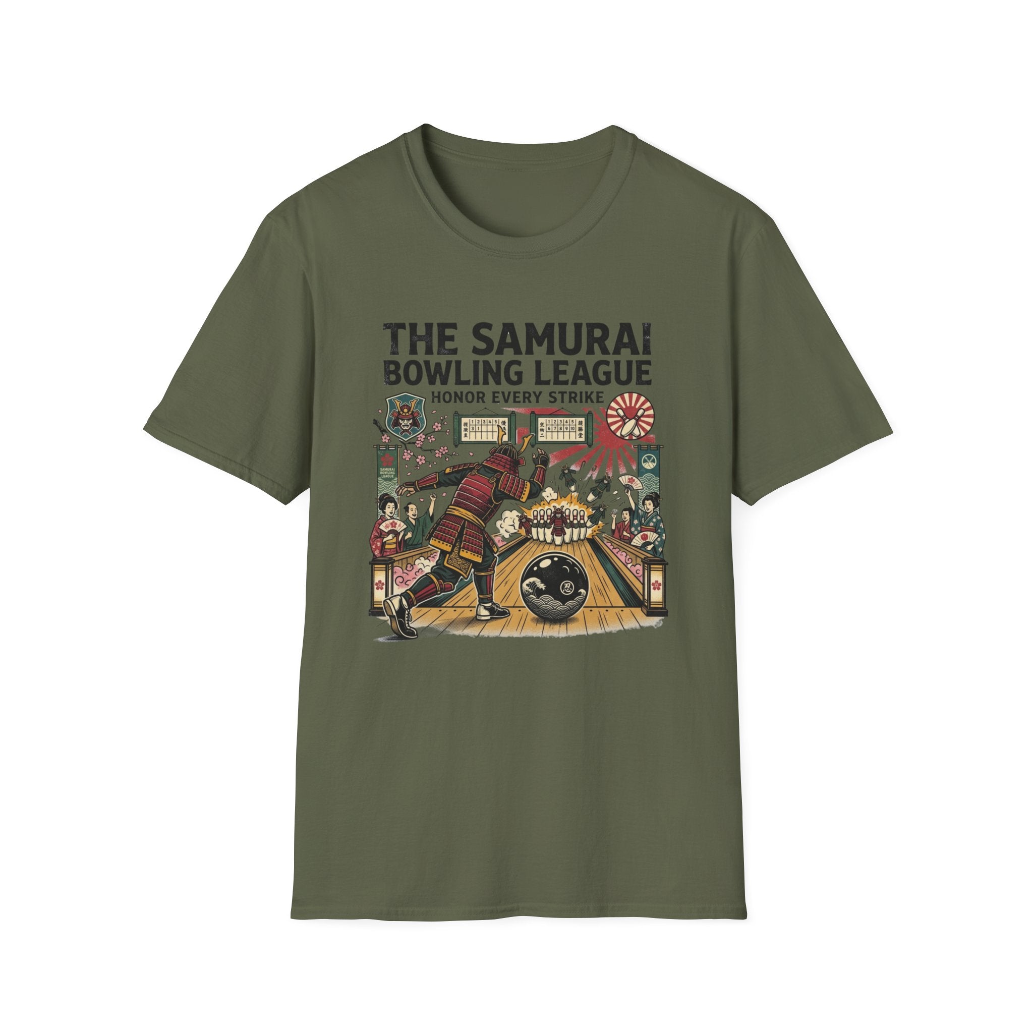 The Samurai Bowling League T-Shirt