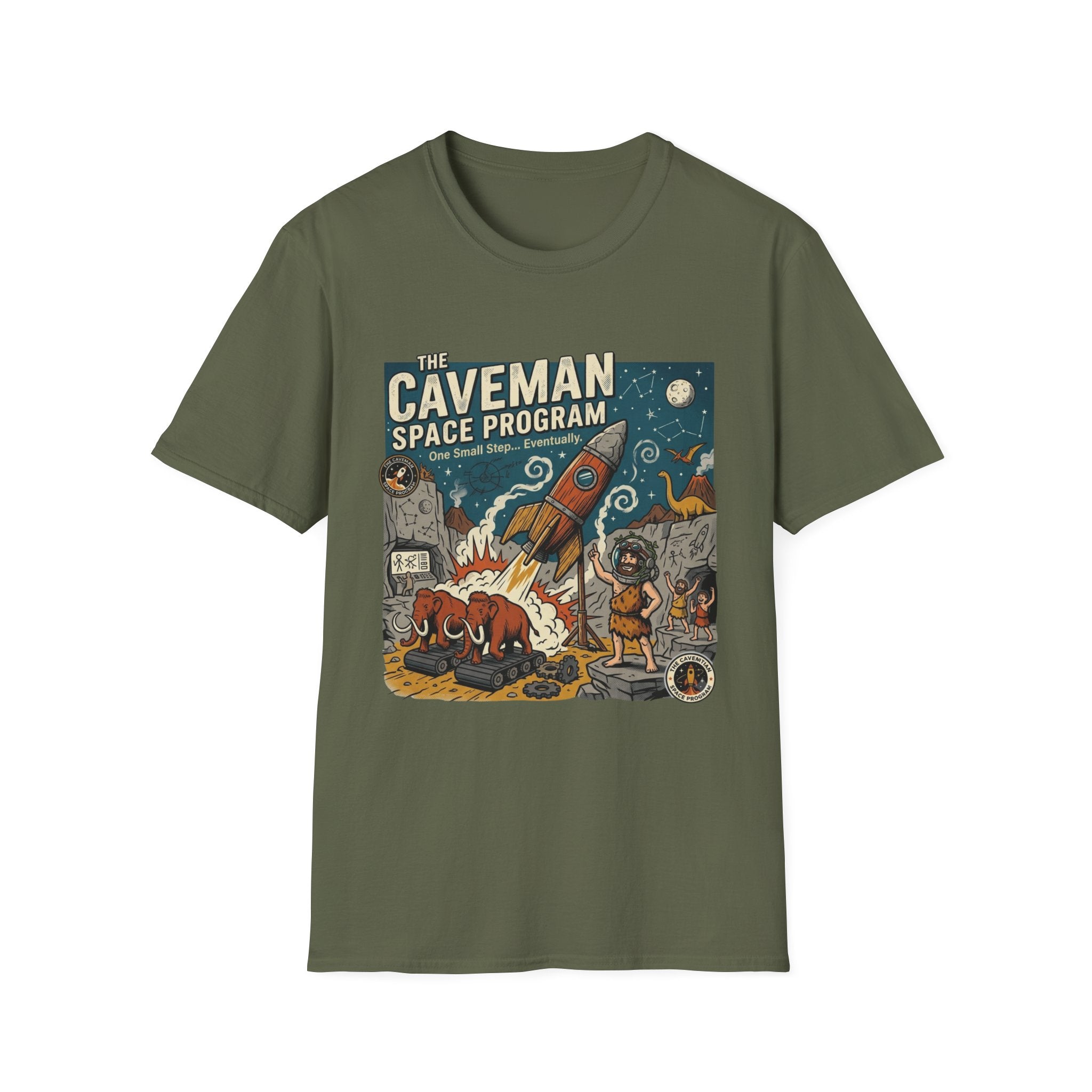 The Caveman Space Program T-Shirt