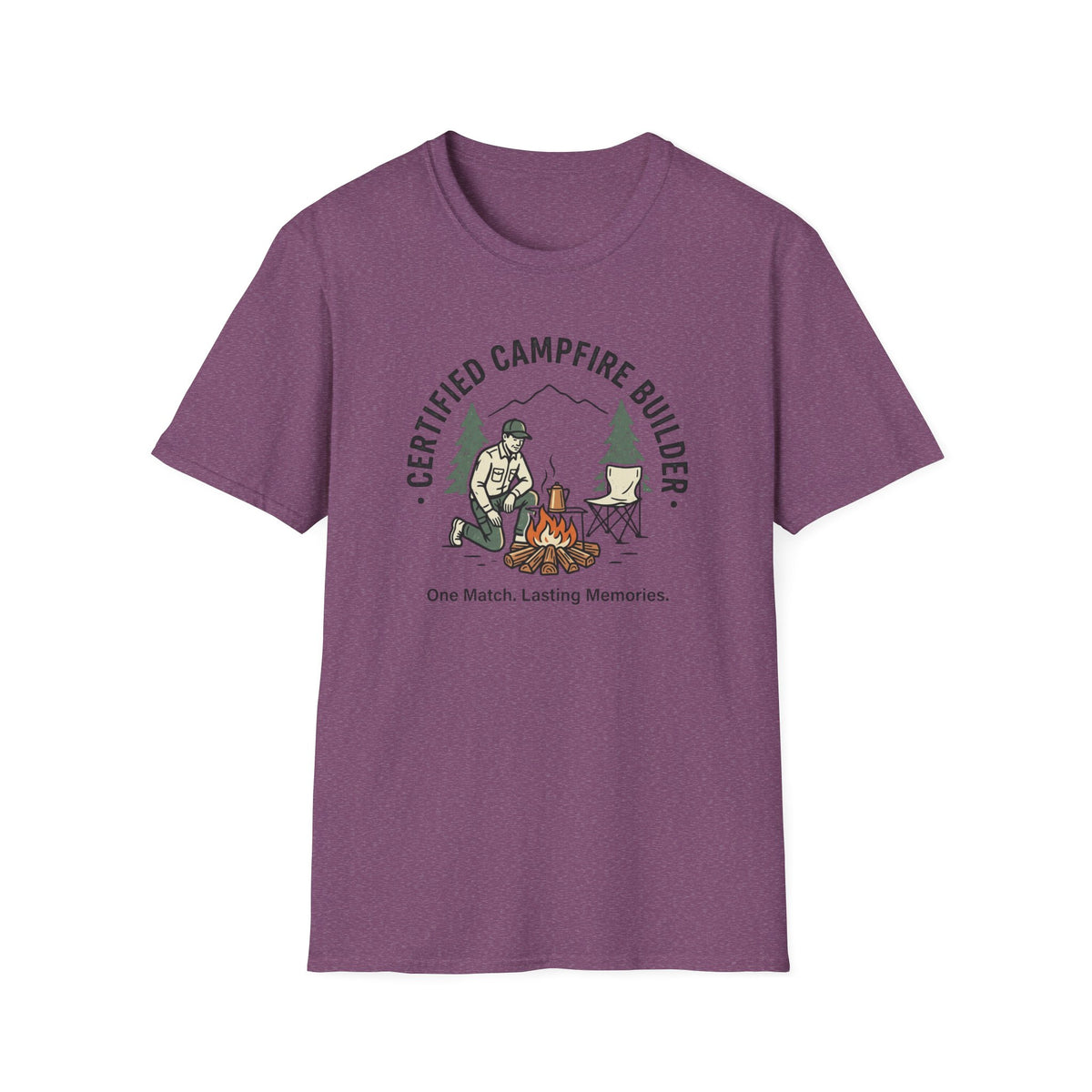 Certified Campfire Builder T-Shirt