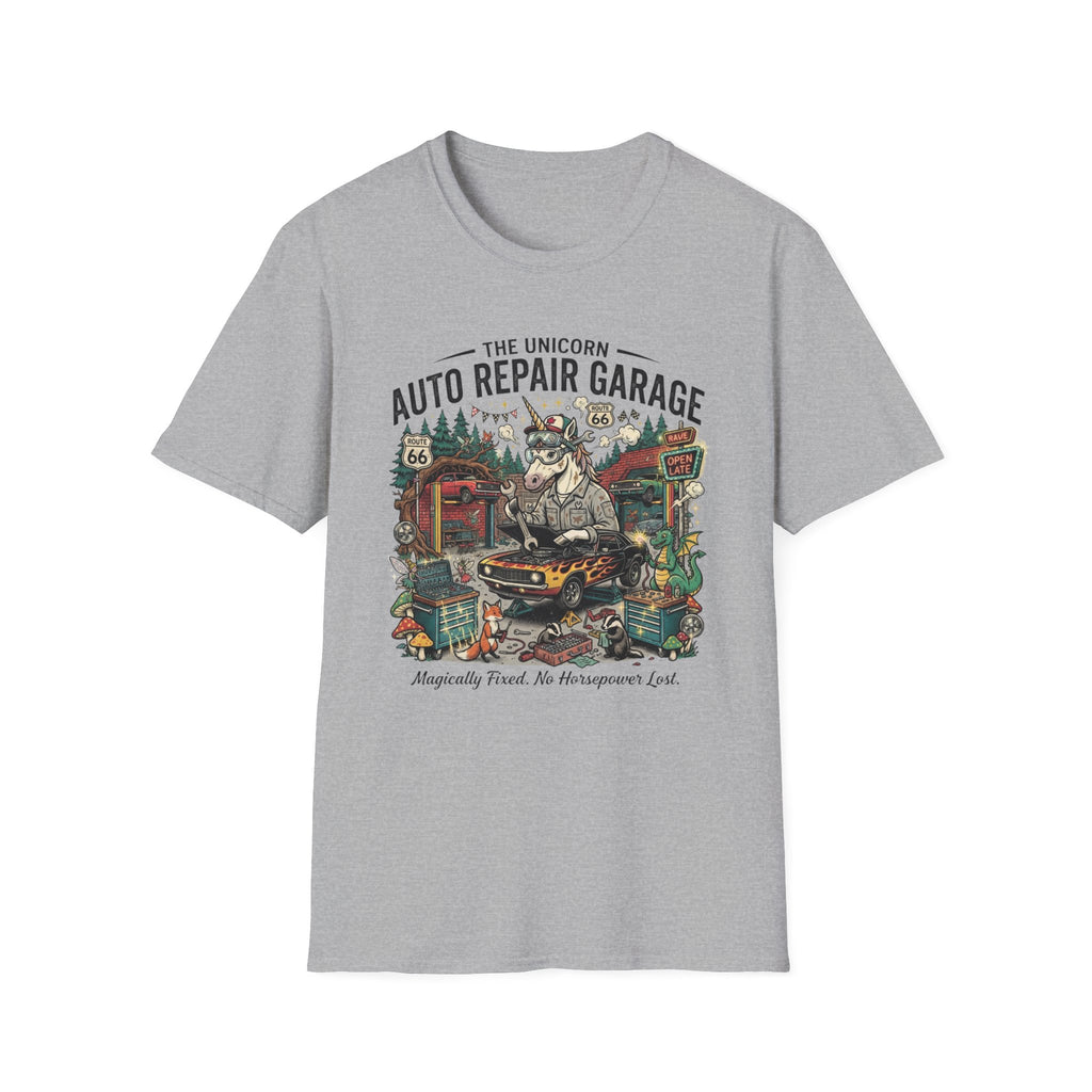 The Unicorn Auto Repair Garage T-Shirt