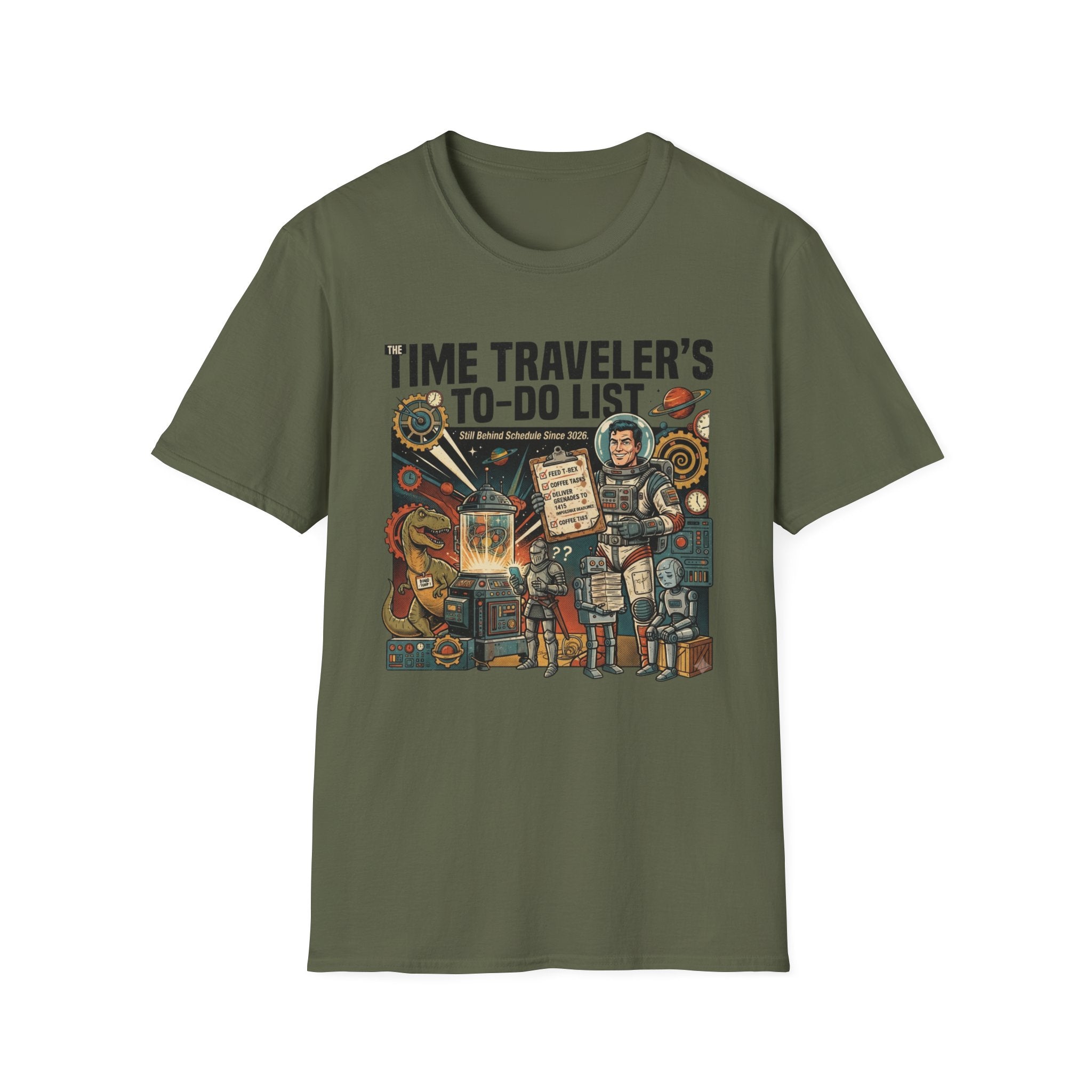 The Time Traveler’s To-Do List T-Shirt