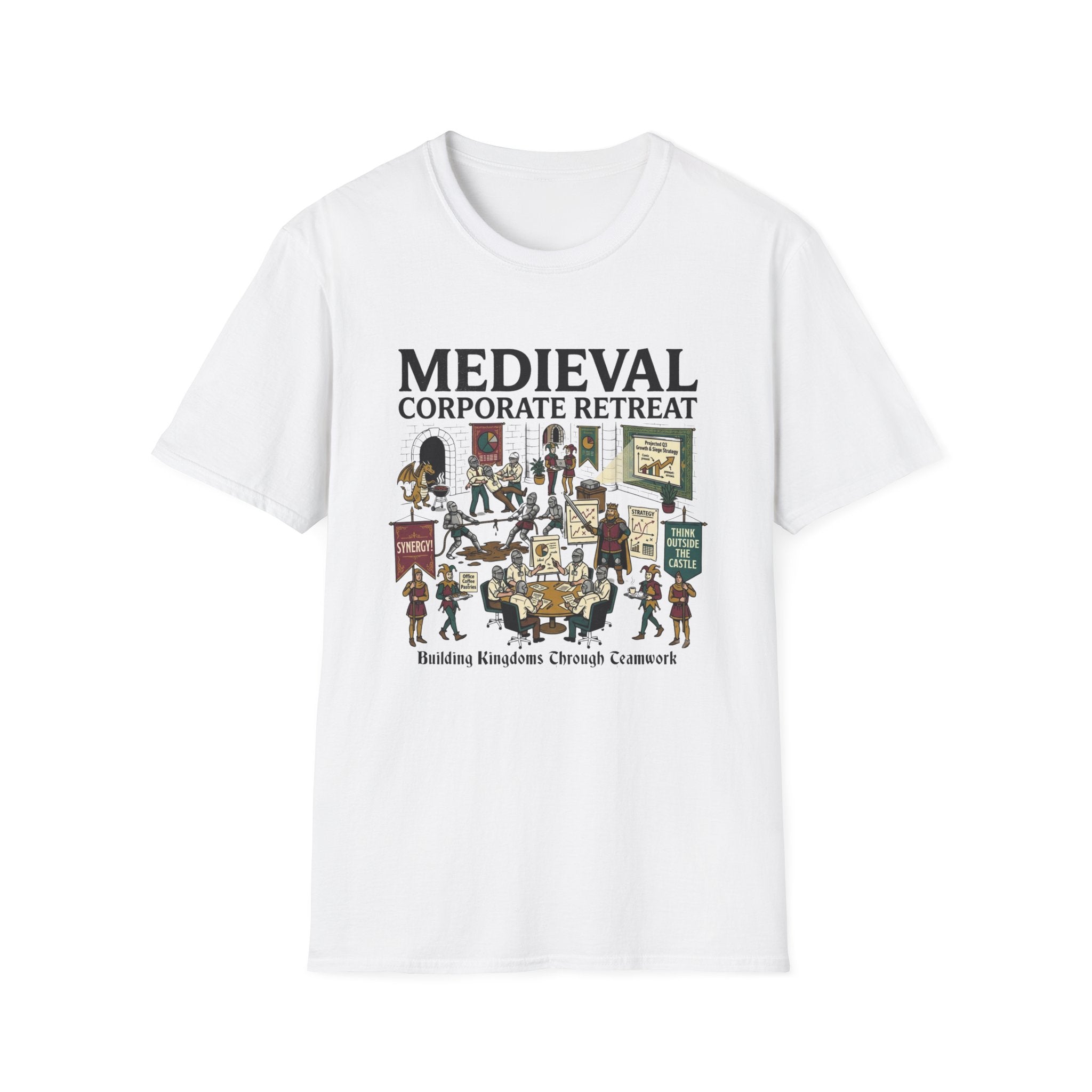 The Medieval Corporate Team-Building Retreat T-Shirt