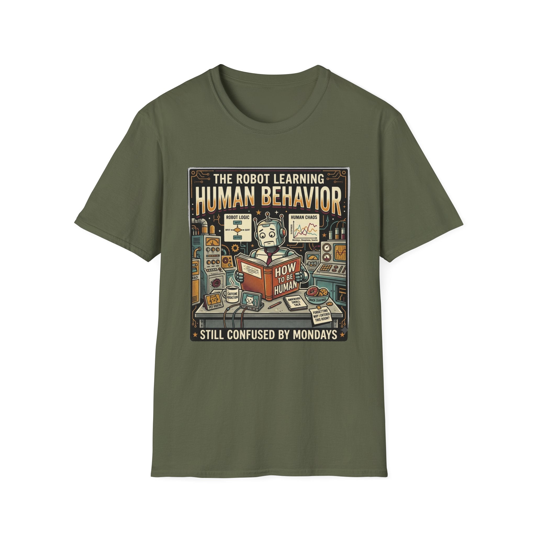 The Robot Learning Human Behavior T-Shirt