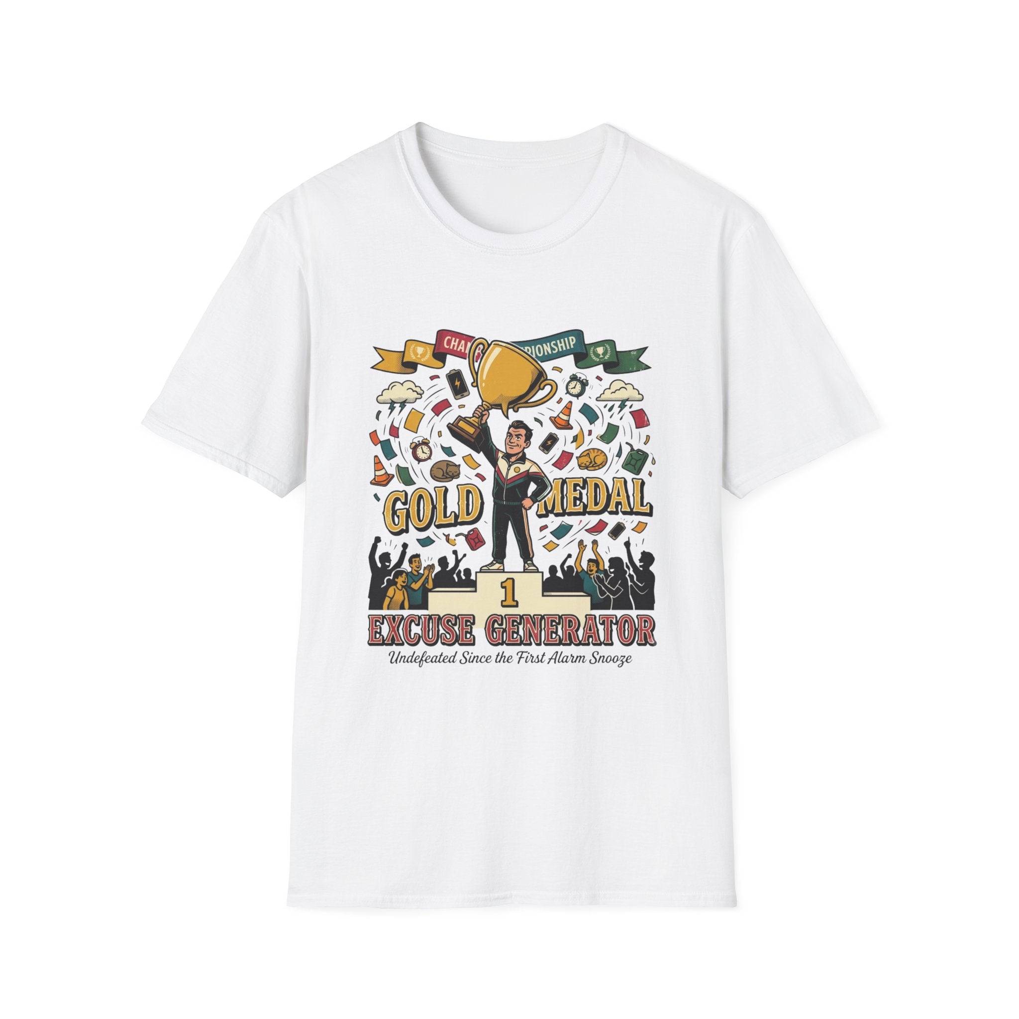 Gold Medal Excuse Generator T-Shirt