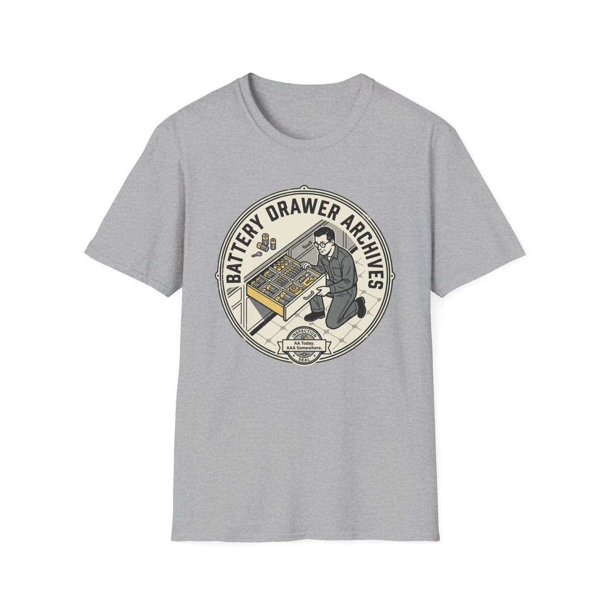 Battery Drawer Archives T-Shirt