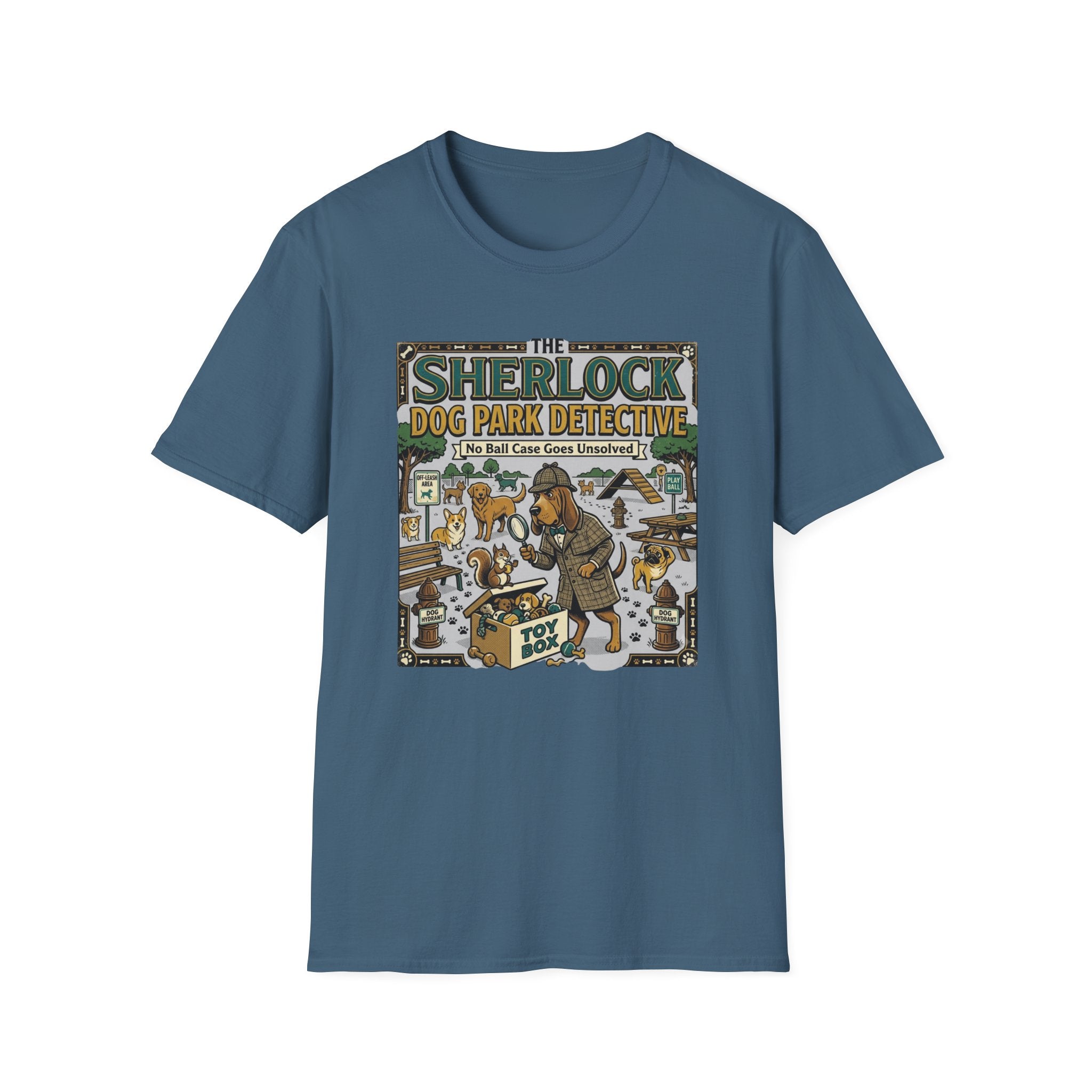 The Sherlock Dog Park Detective T-Shirt