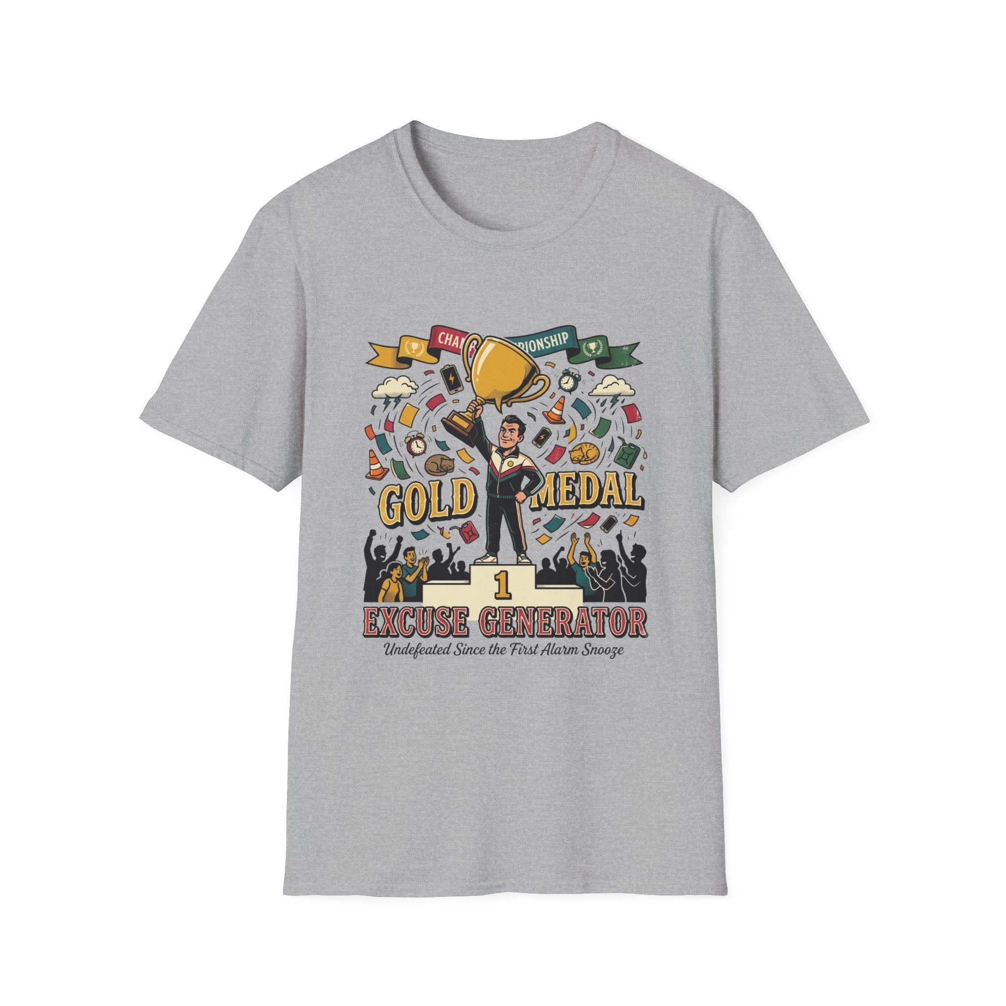 Gold Medal Excuse Generator T-Shirt
