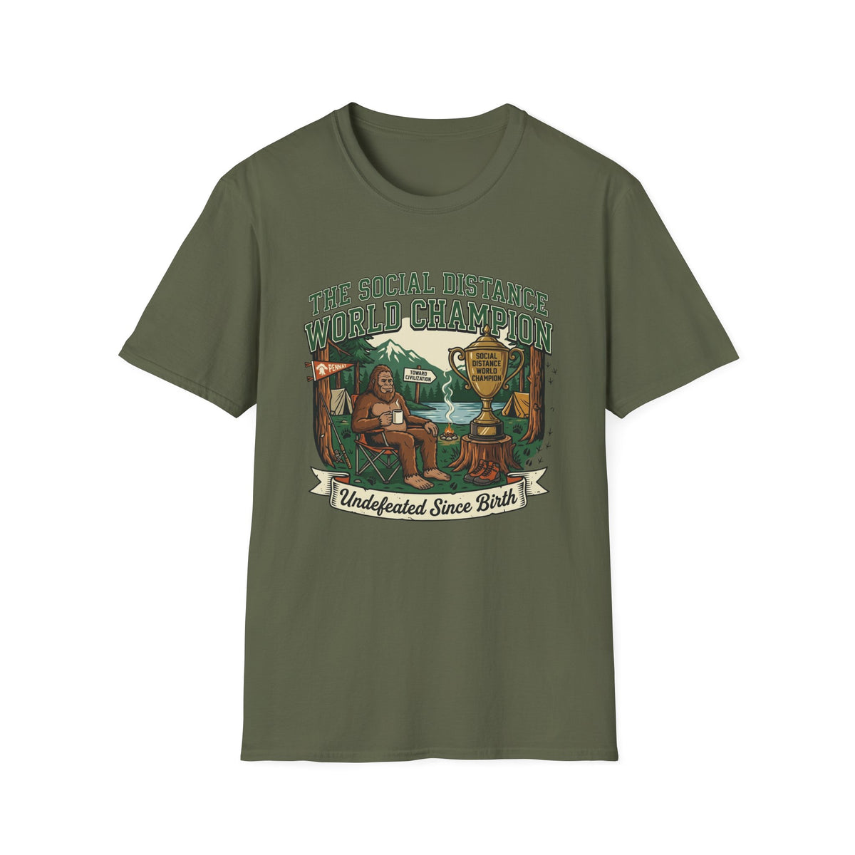 The Social Distance World Champion T-Shirt