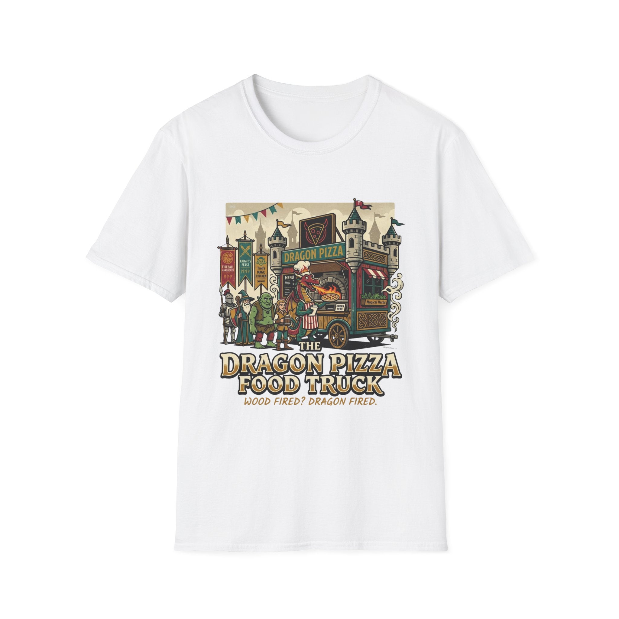 The Dragon Pizza Food Truck T-Shirt