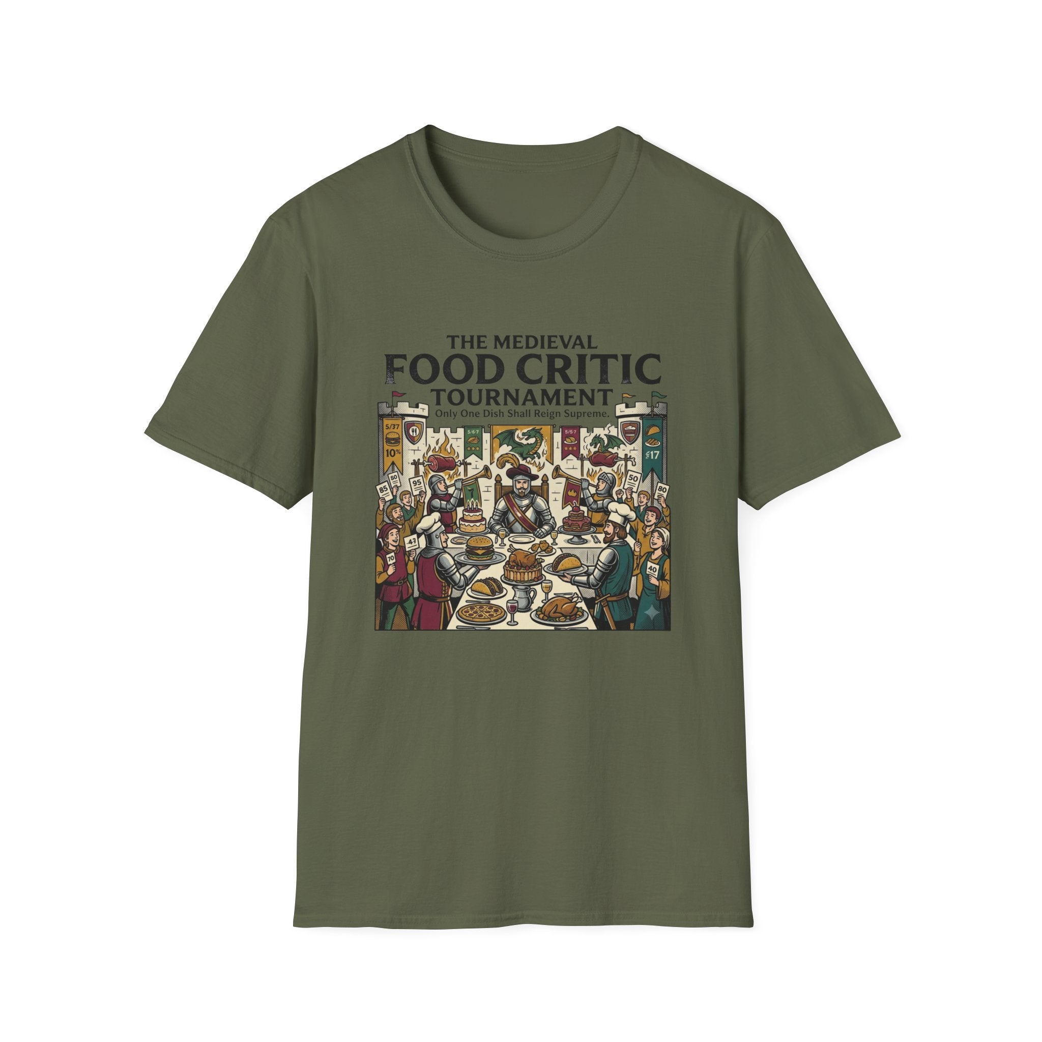 The Medieval Food Critic Tournament T-Shirt
