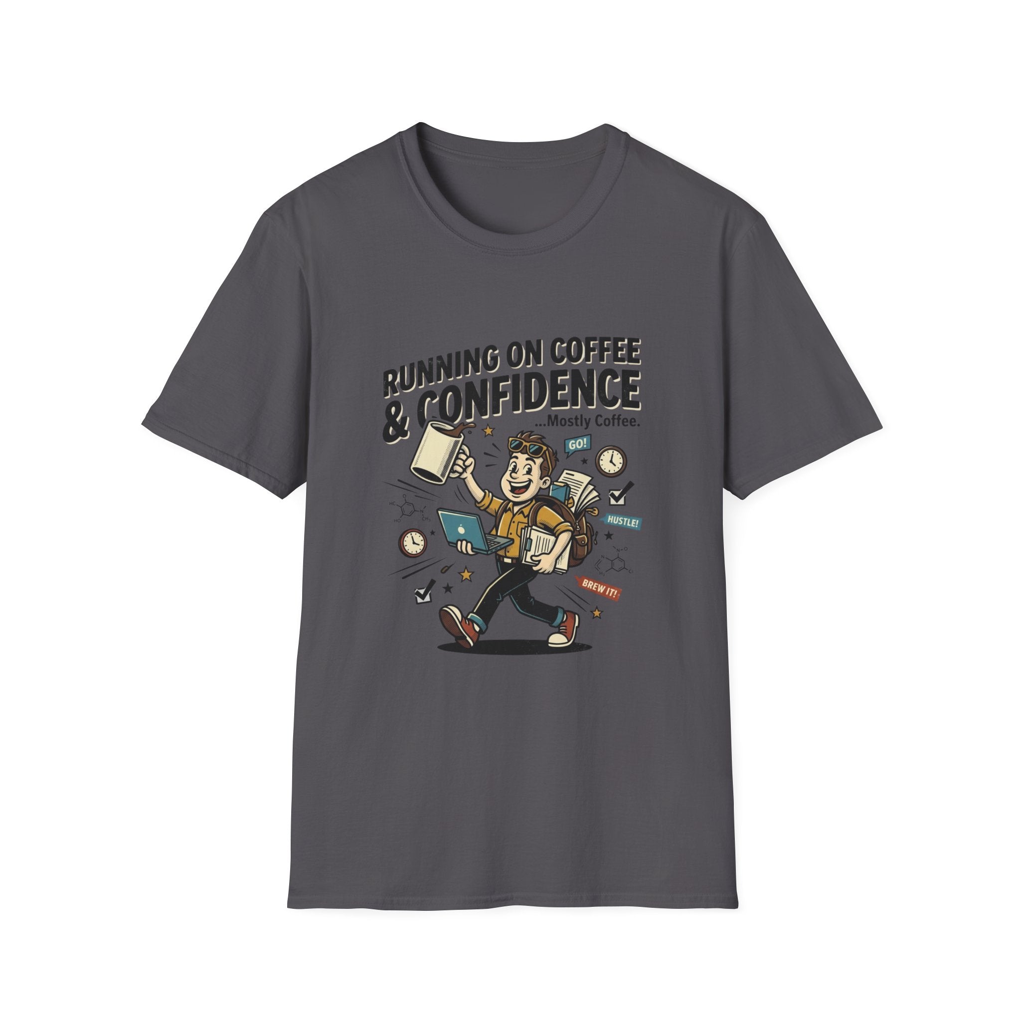 Running on Coffee and Confidence T-Shirt
