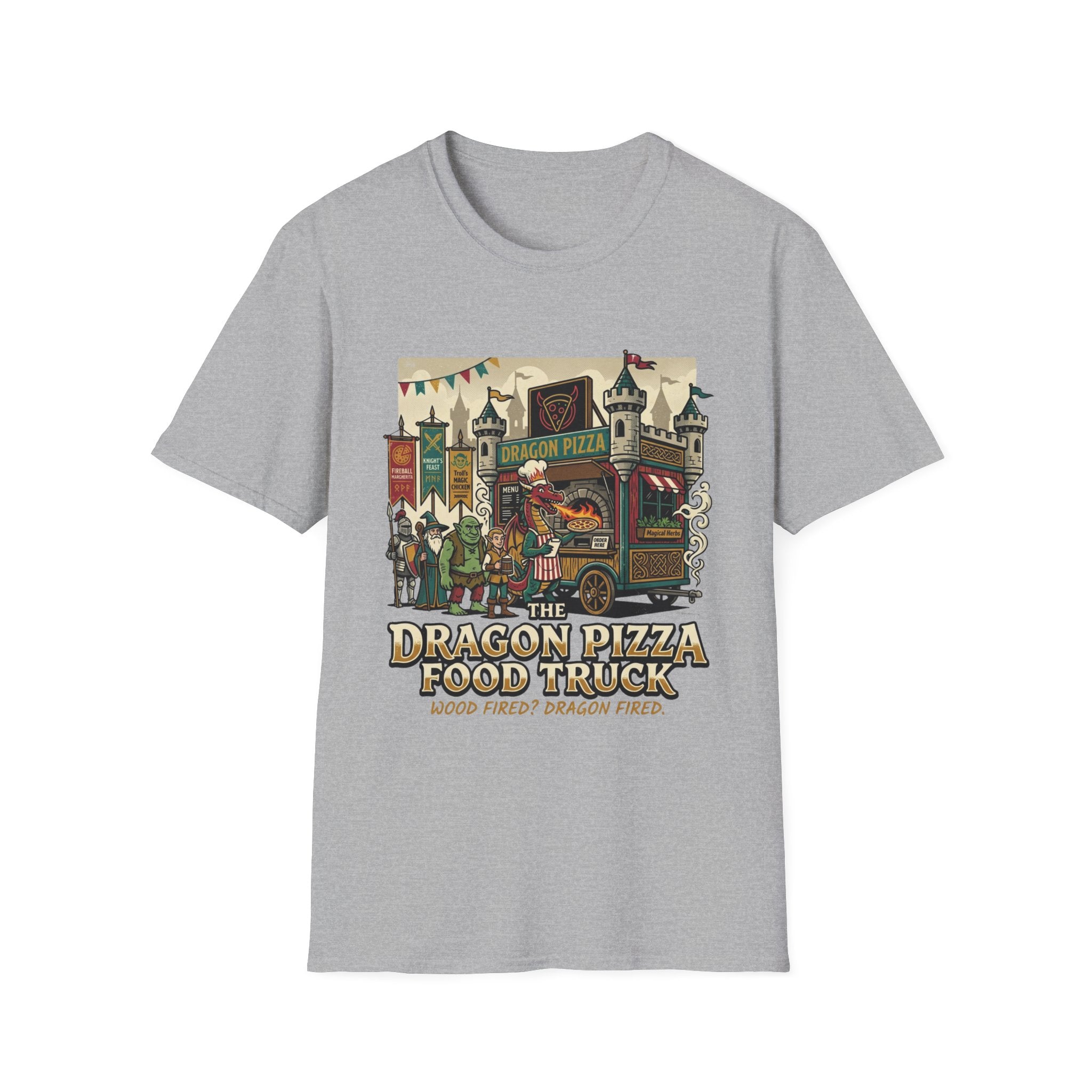 The Dragon Pizza Food Truck T-Shirt