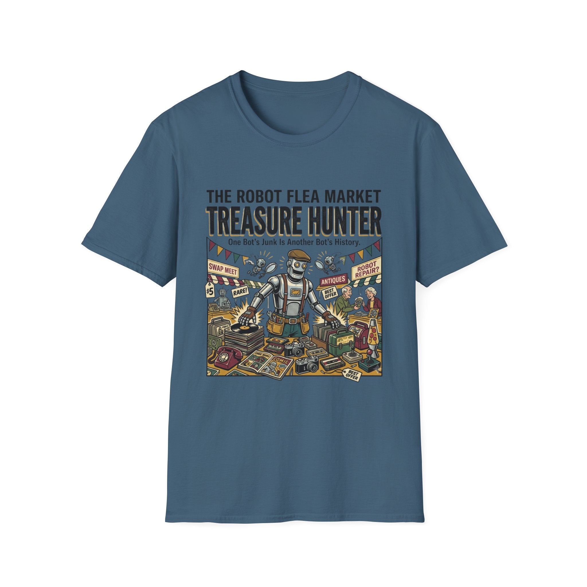 The Robot Flea Market Treasure Hunter T-Shirt