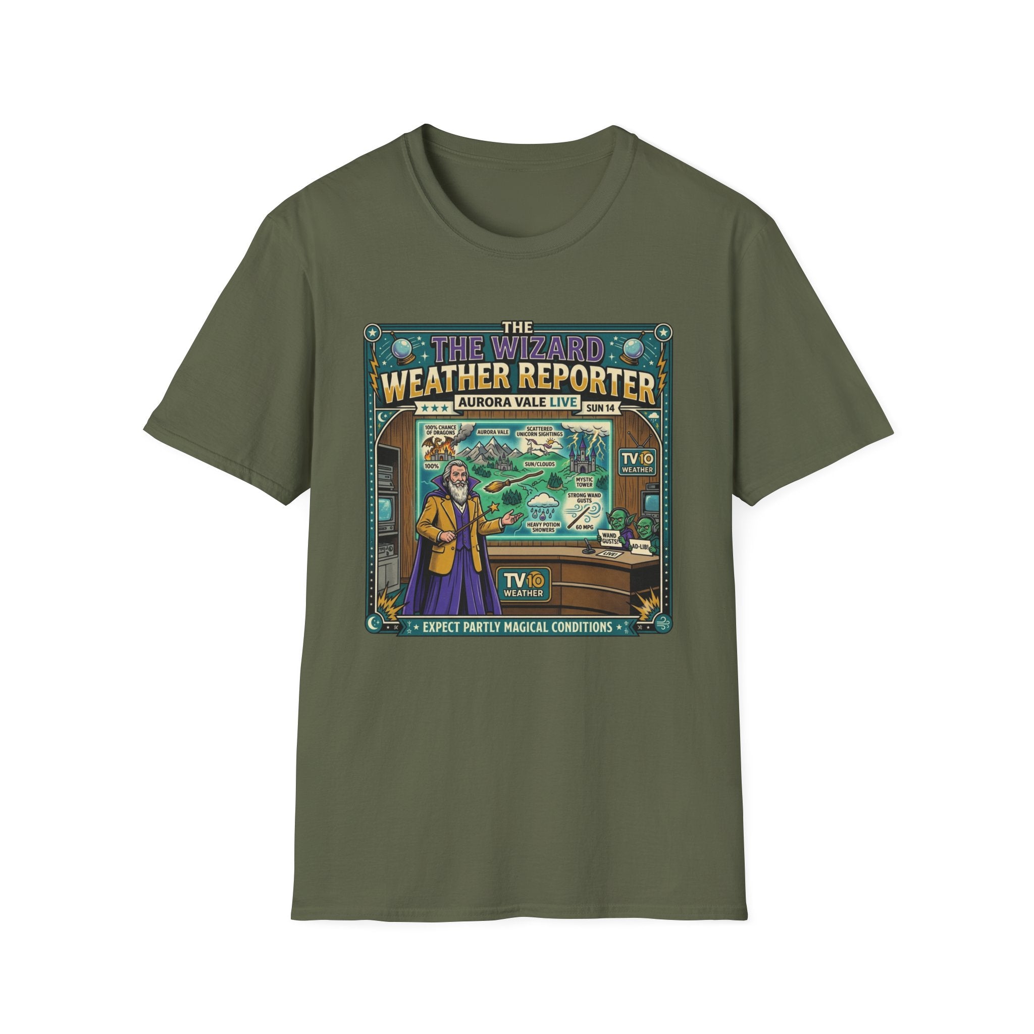 The Wizard Weather Reporter T-Shirt