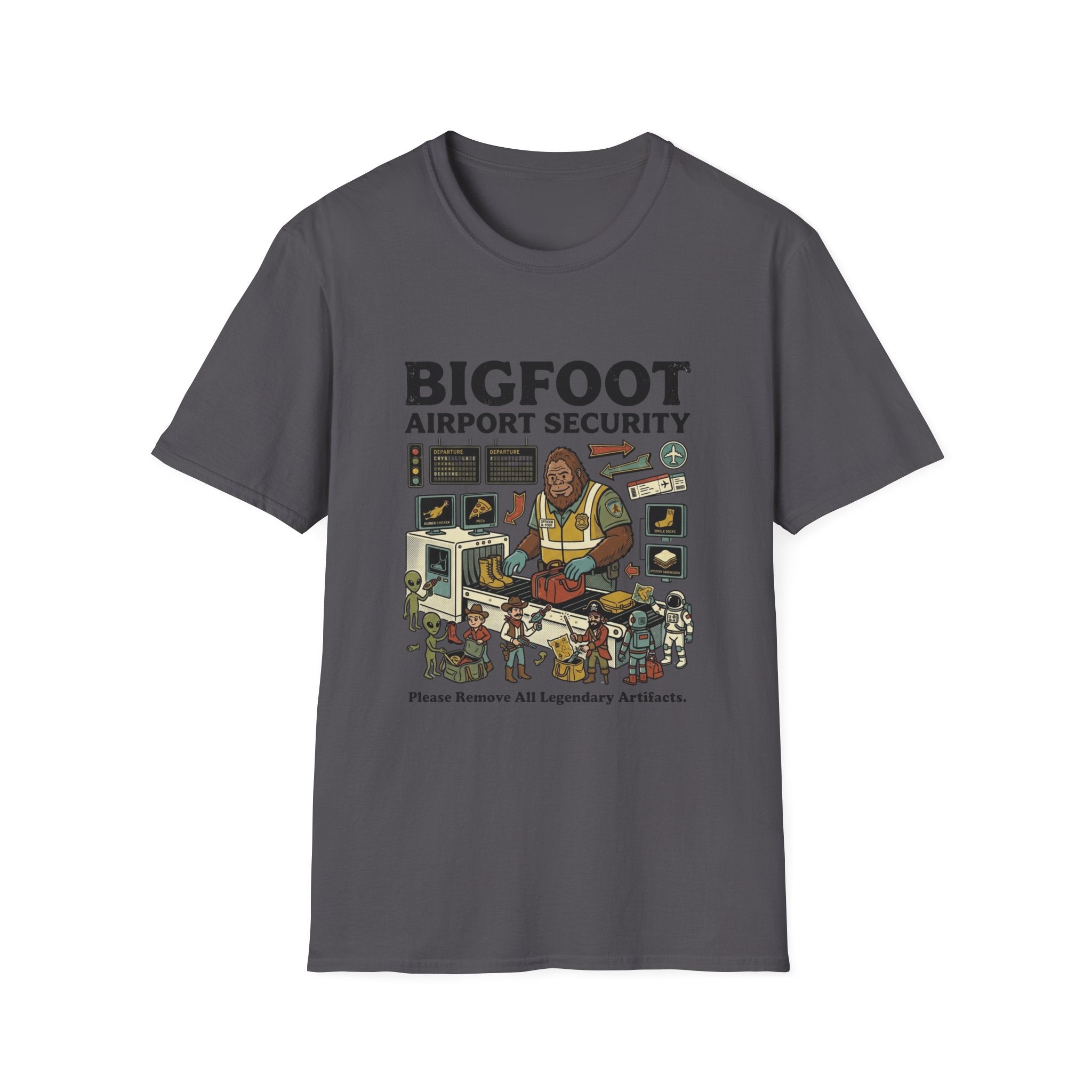 The Bigfoot Airport Security Officer T-Shirt