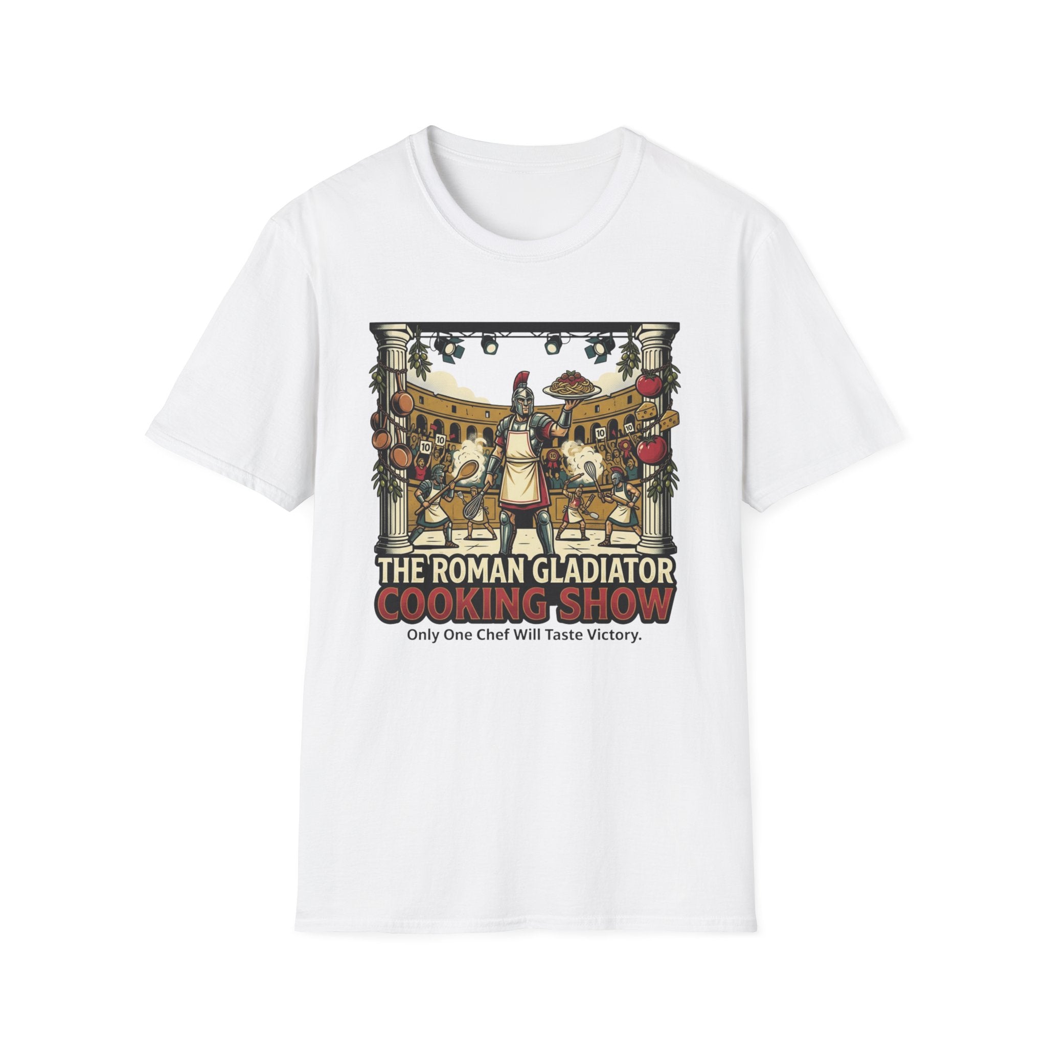 The Roman Gladiator Cooking Show T-Shirt