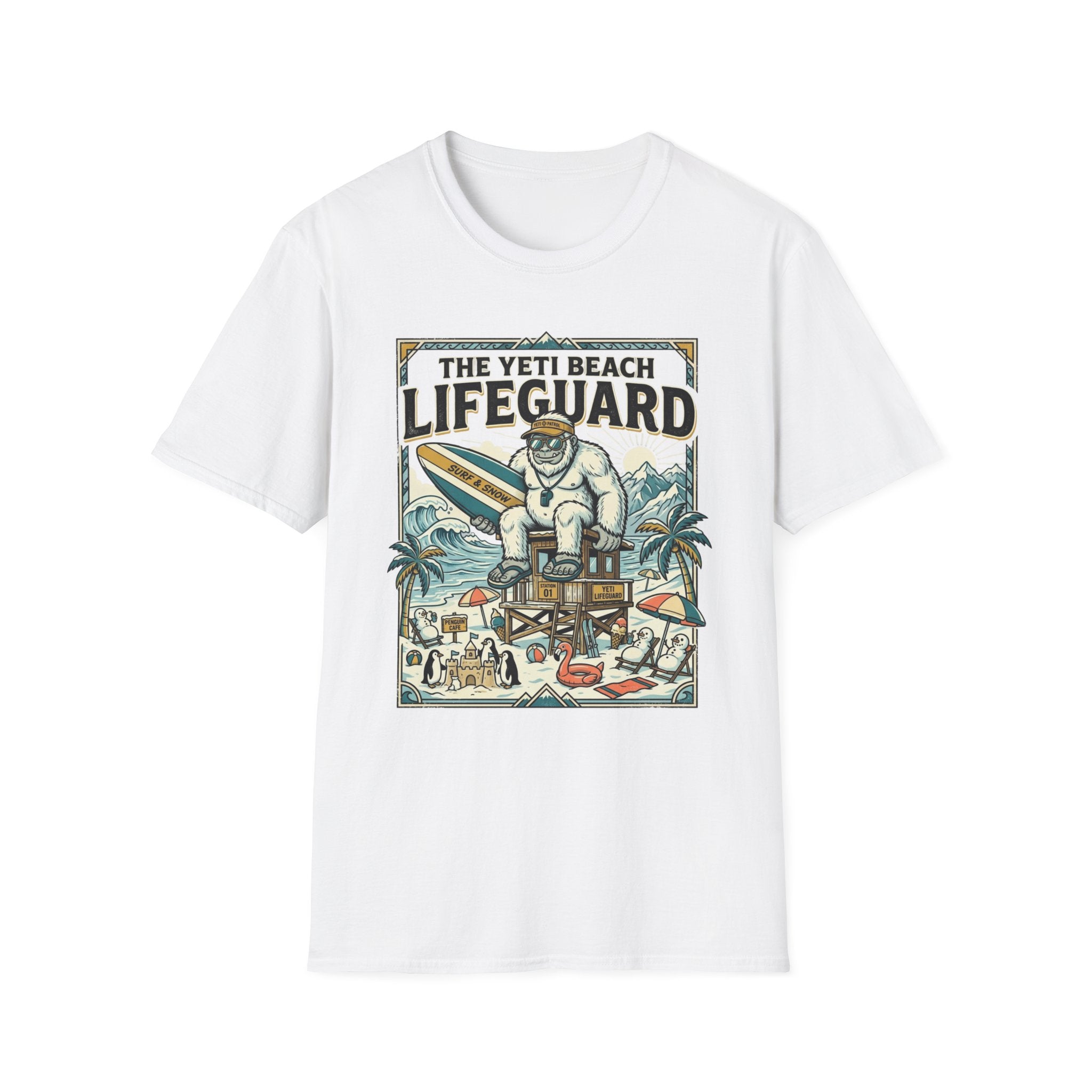 The Yeti Beach Lifeguard T-Shirt