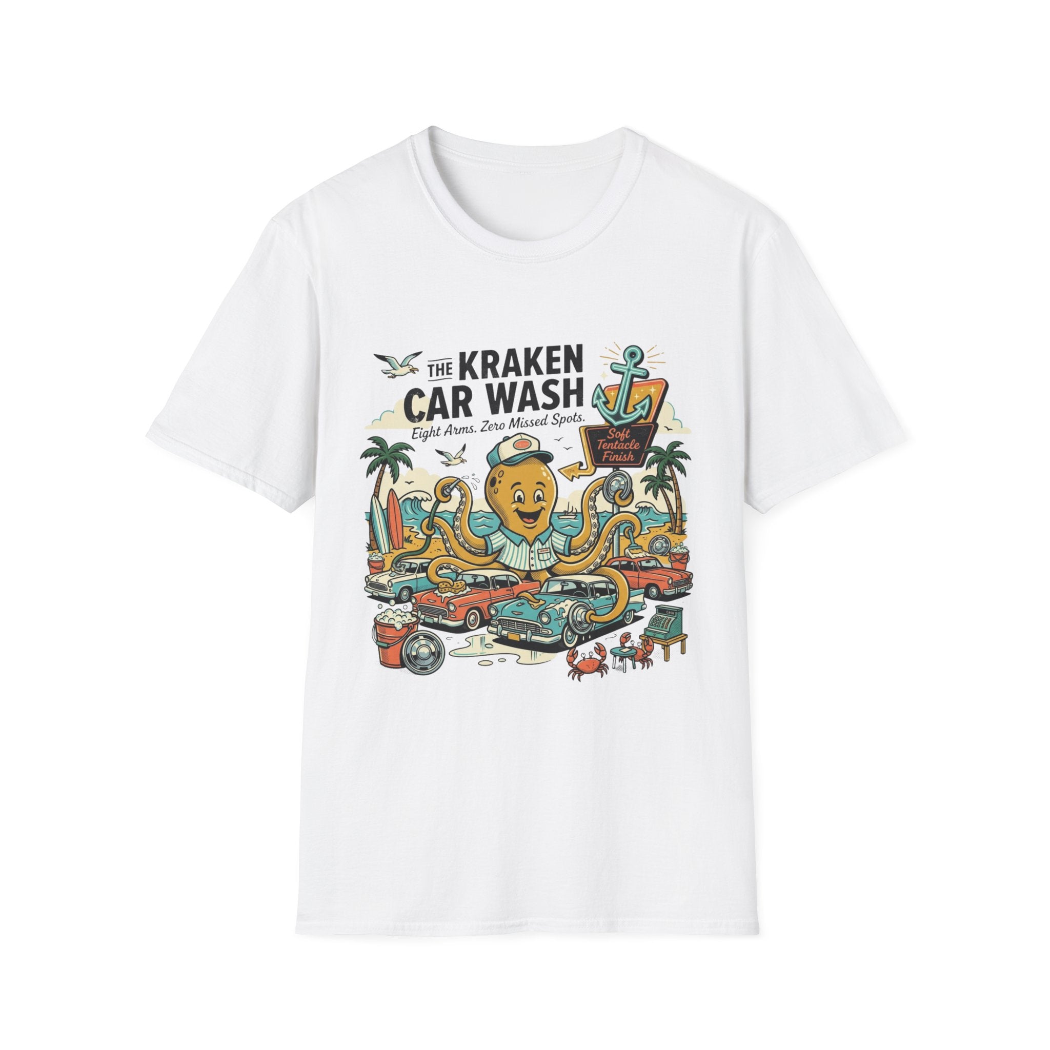 The Kraken Car Wash T-Shirt