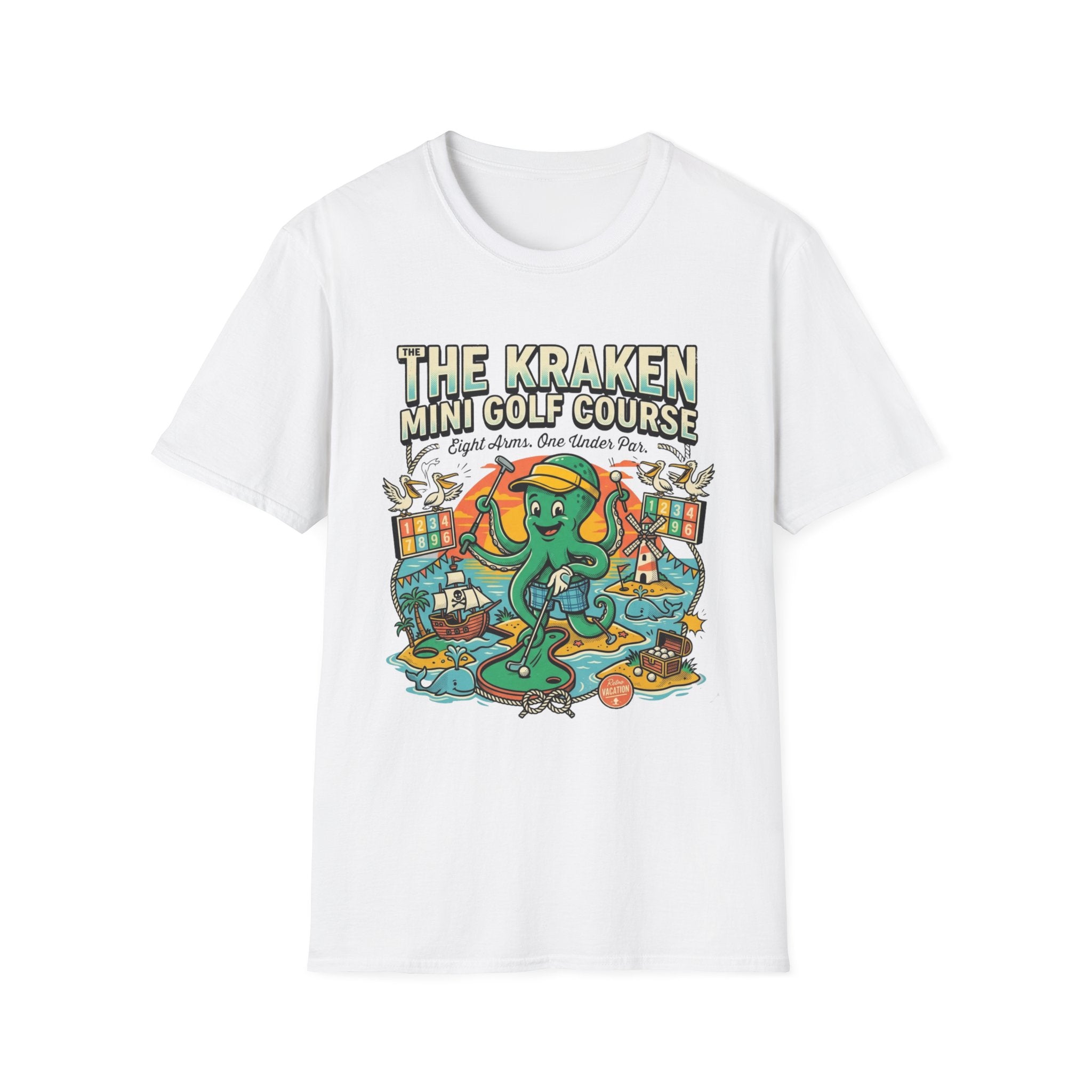 The Kraken Mini Golf Course T-Shirt