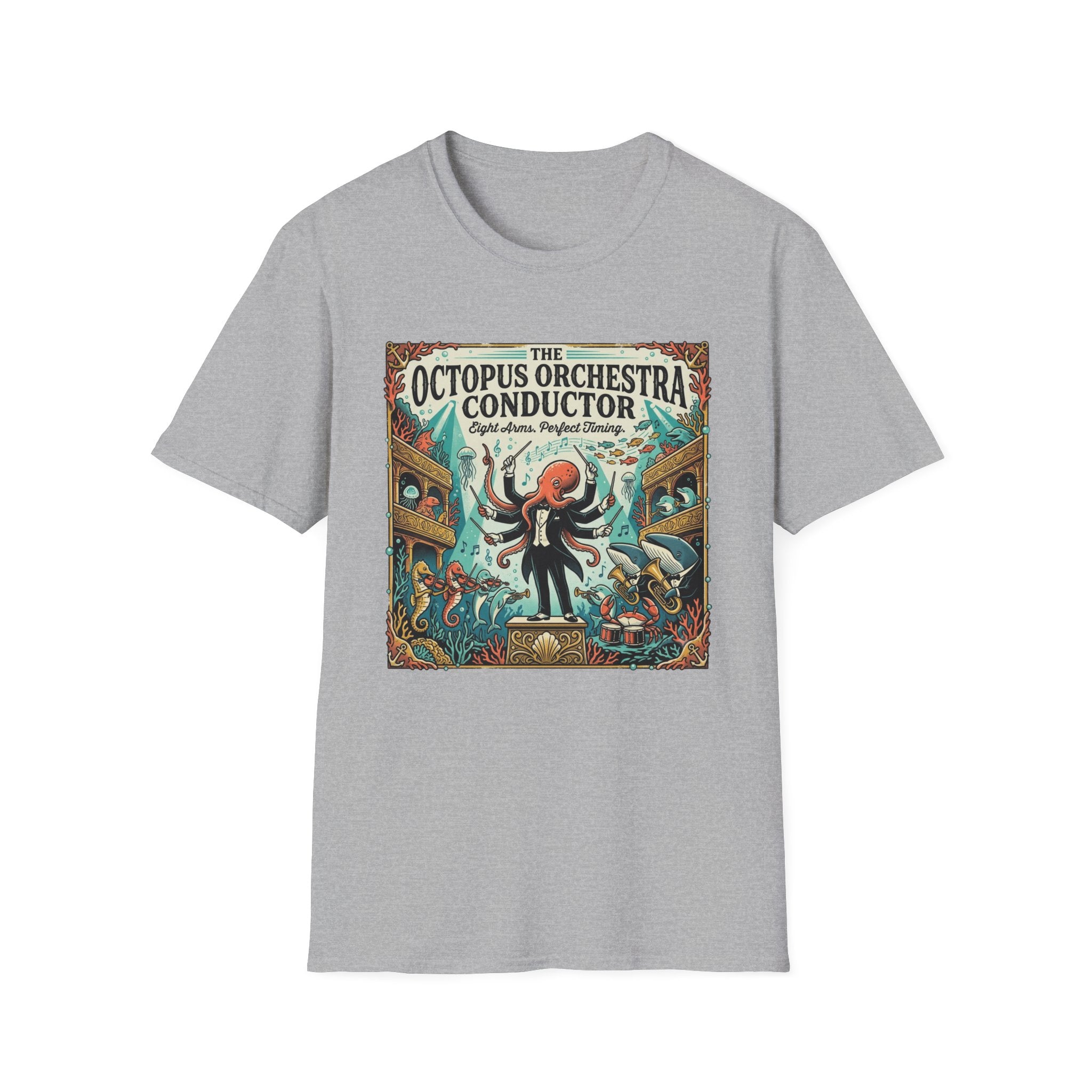 The Octopus Orchestra Conductor T-Shirt