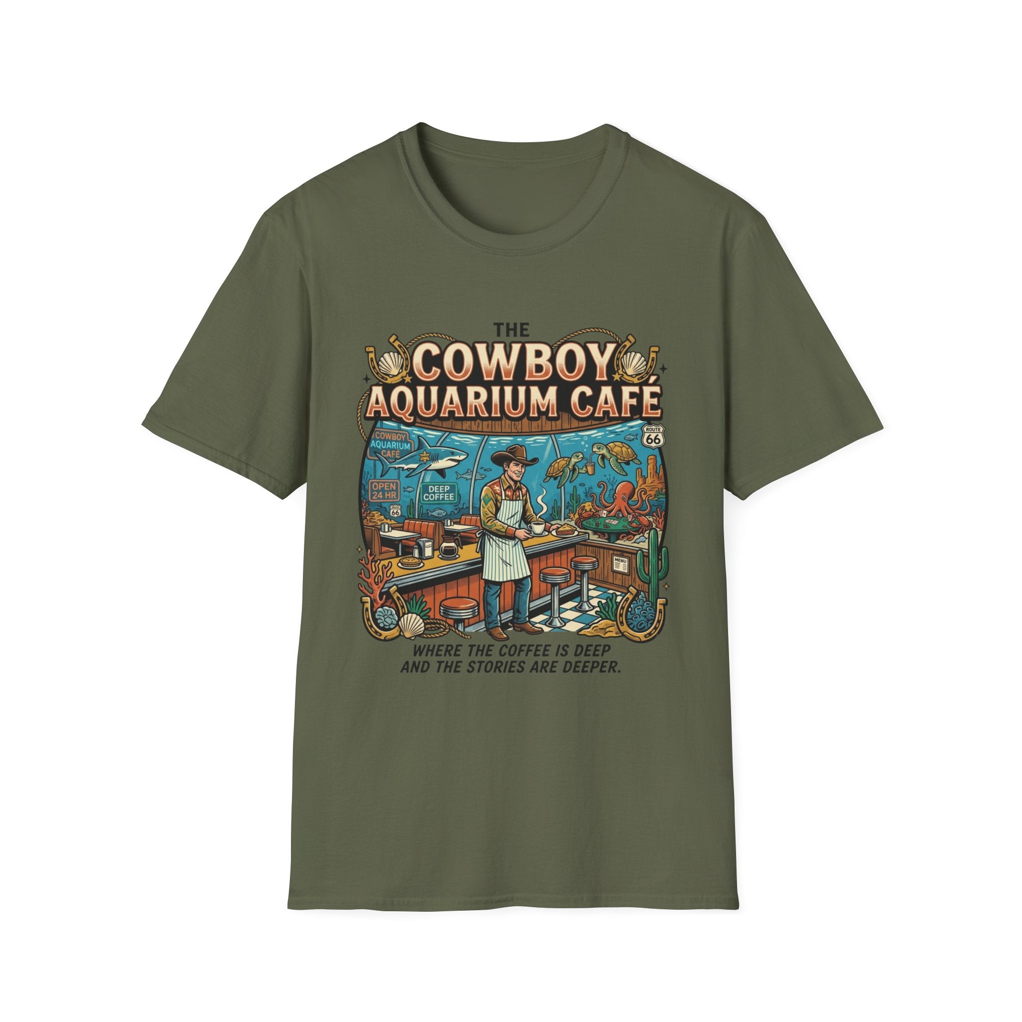 The Cowboy Aquarium Café T-Shirt