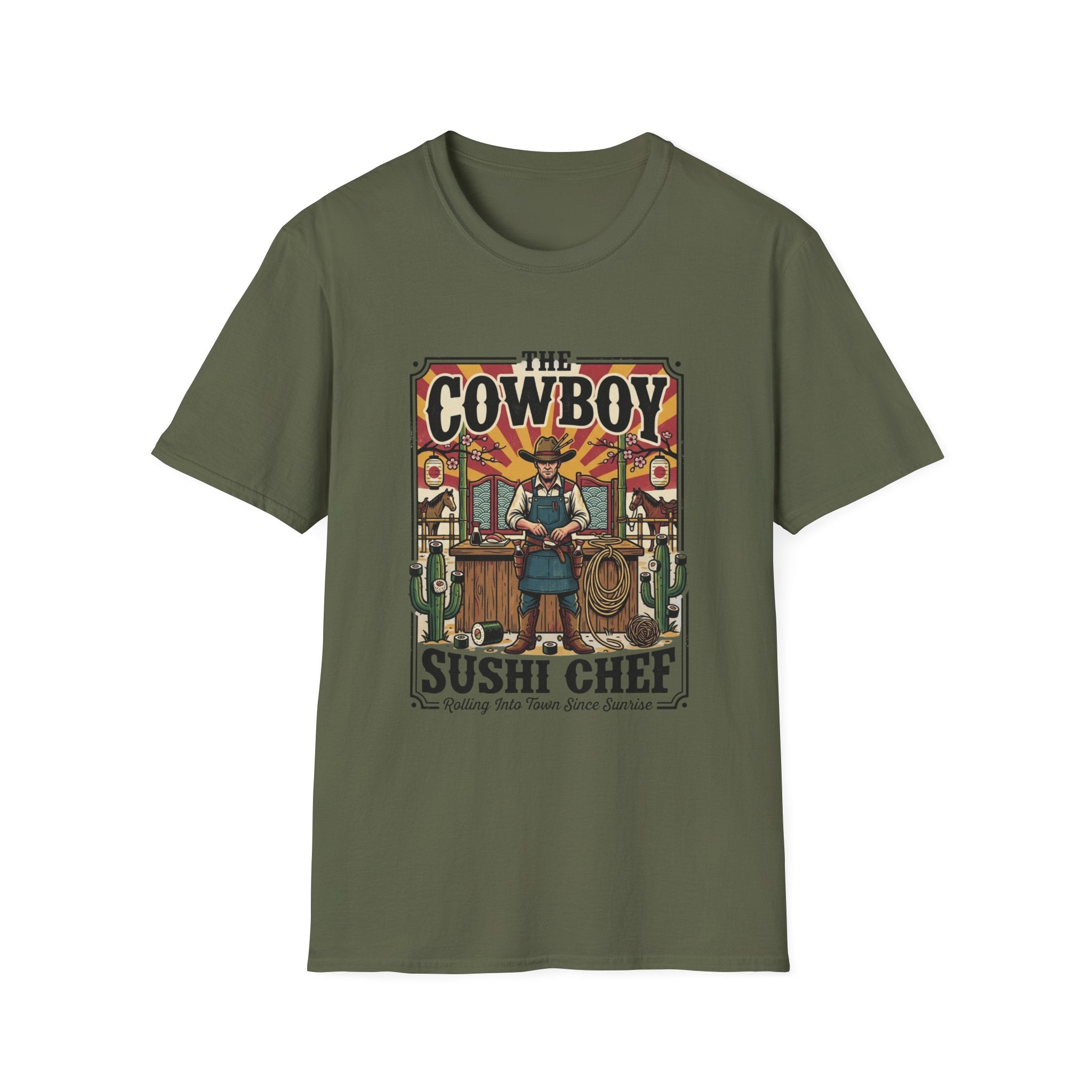 The Cowboy Sushi Chef T-Shirt