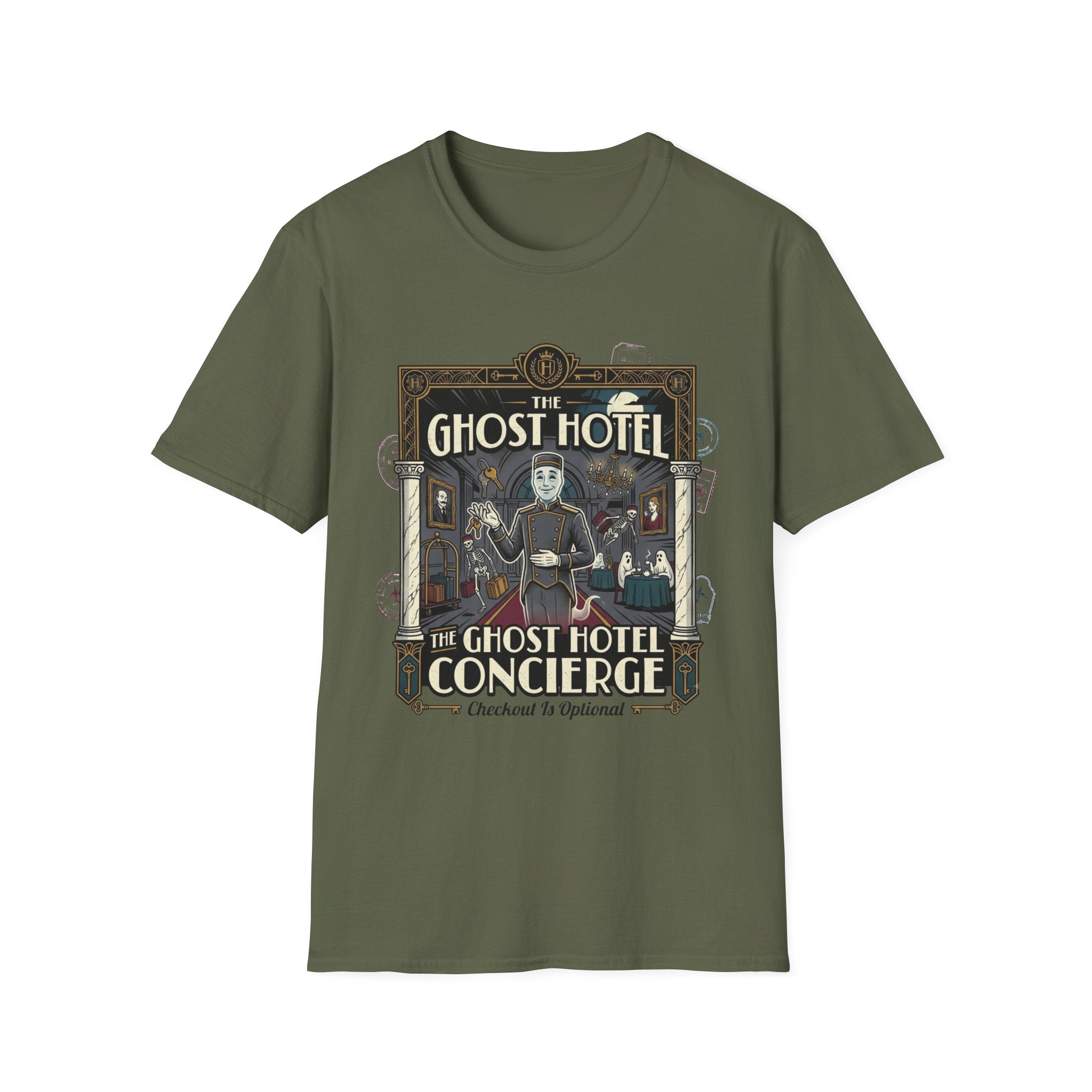 The Ghost Hotel Concierge T-Shirt