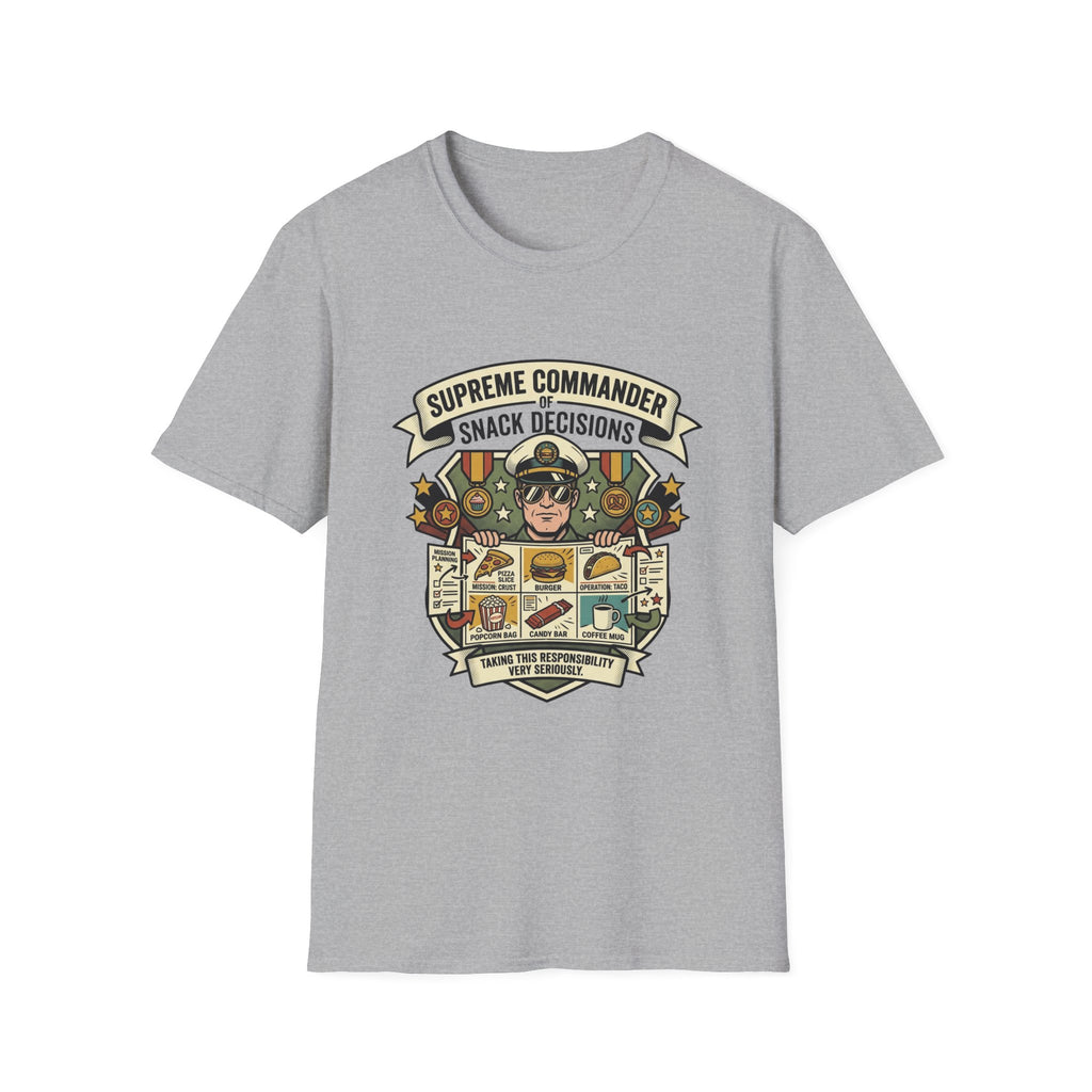 Supreme Commander of Snack Decisions T-Shirt
