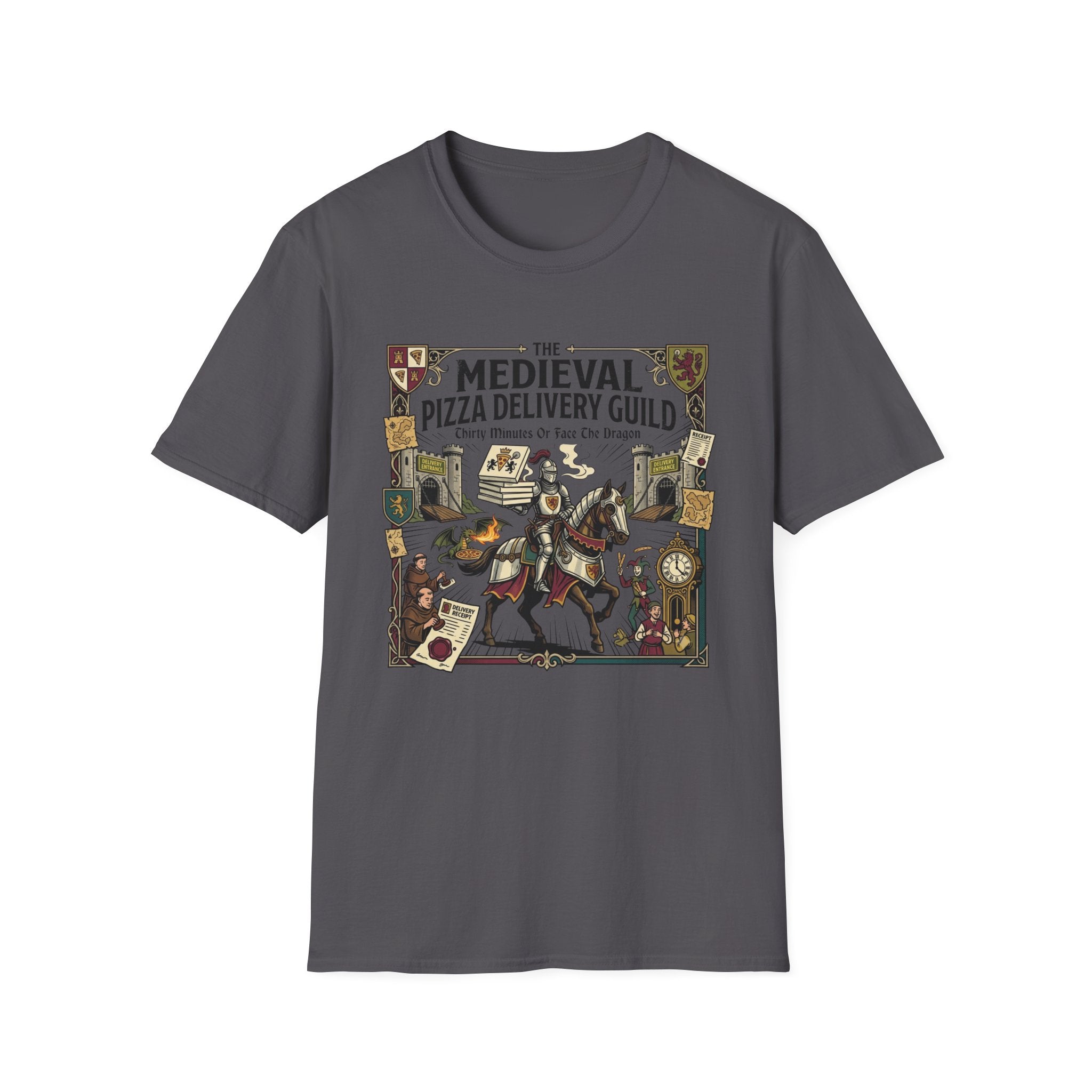 The Medieval Pizza Delivery Guild T-Shirt
