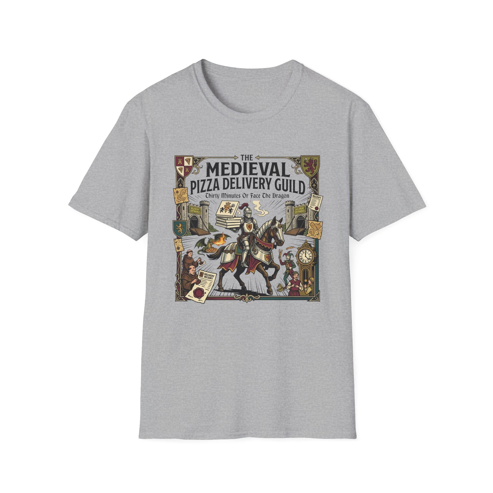 The Medieval Pizza Delivery Guild T-Shirt