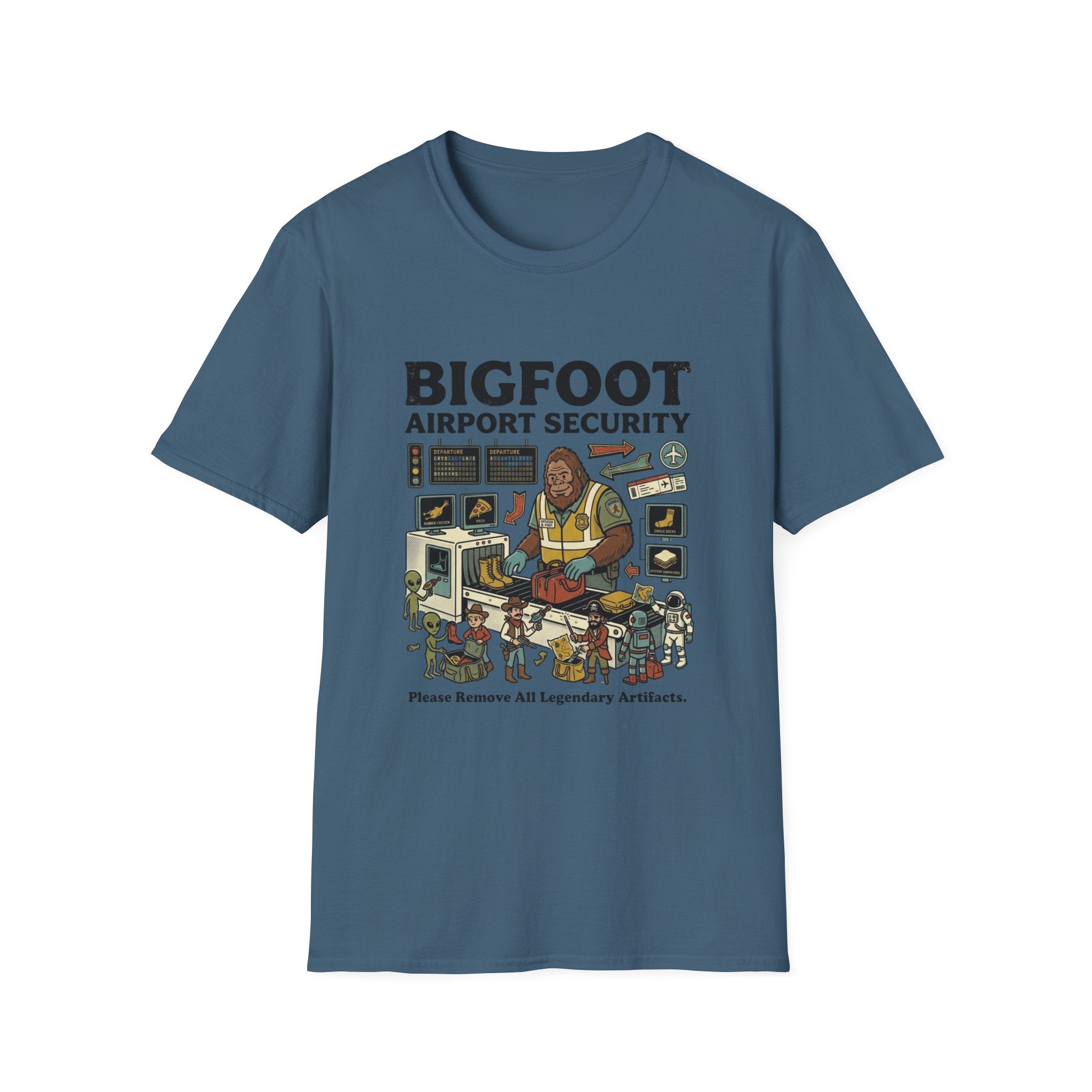 The Bigfoot Airport Security Officer T-Shirt