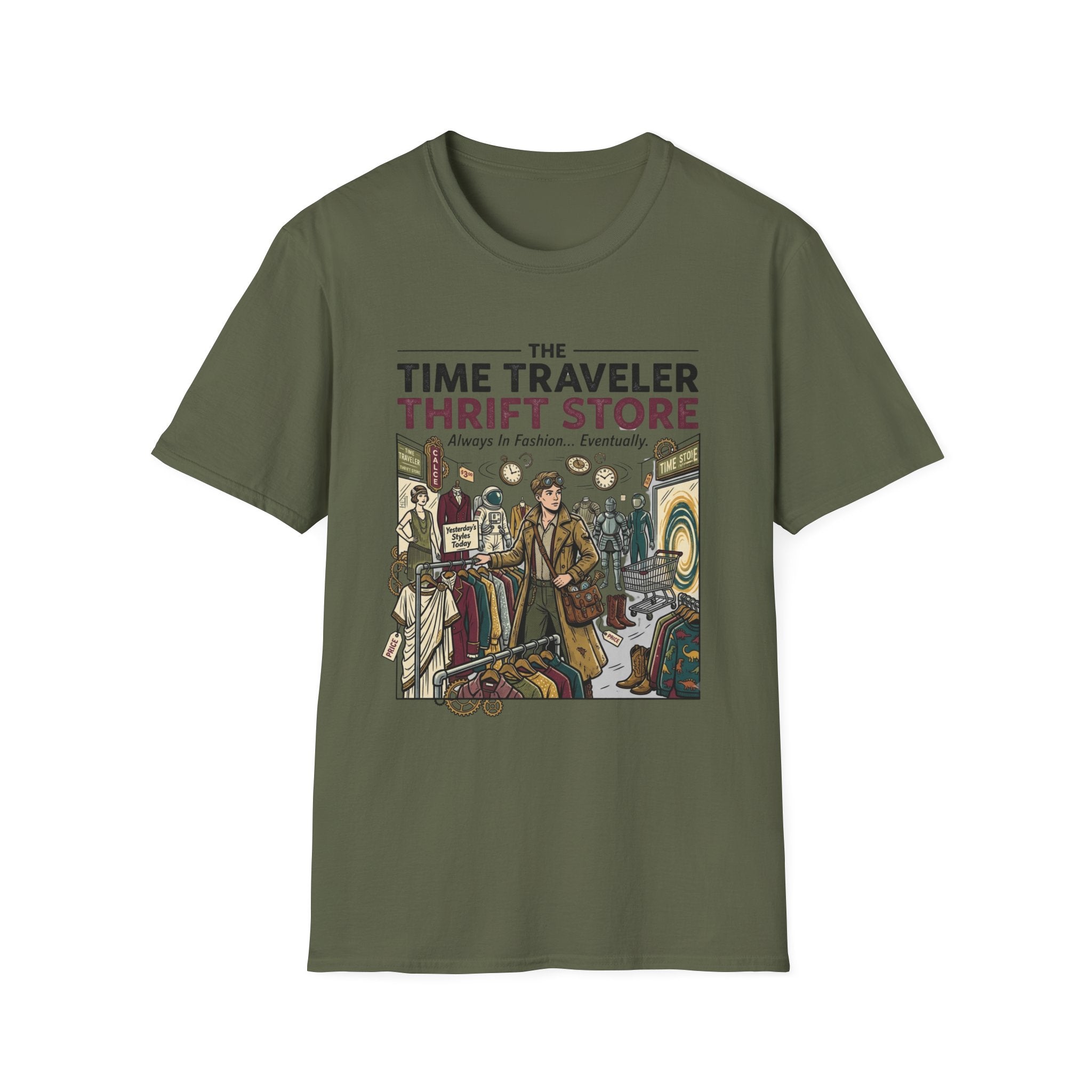 The Time Traveler Thrift Store T-Shirt