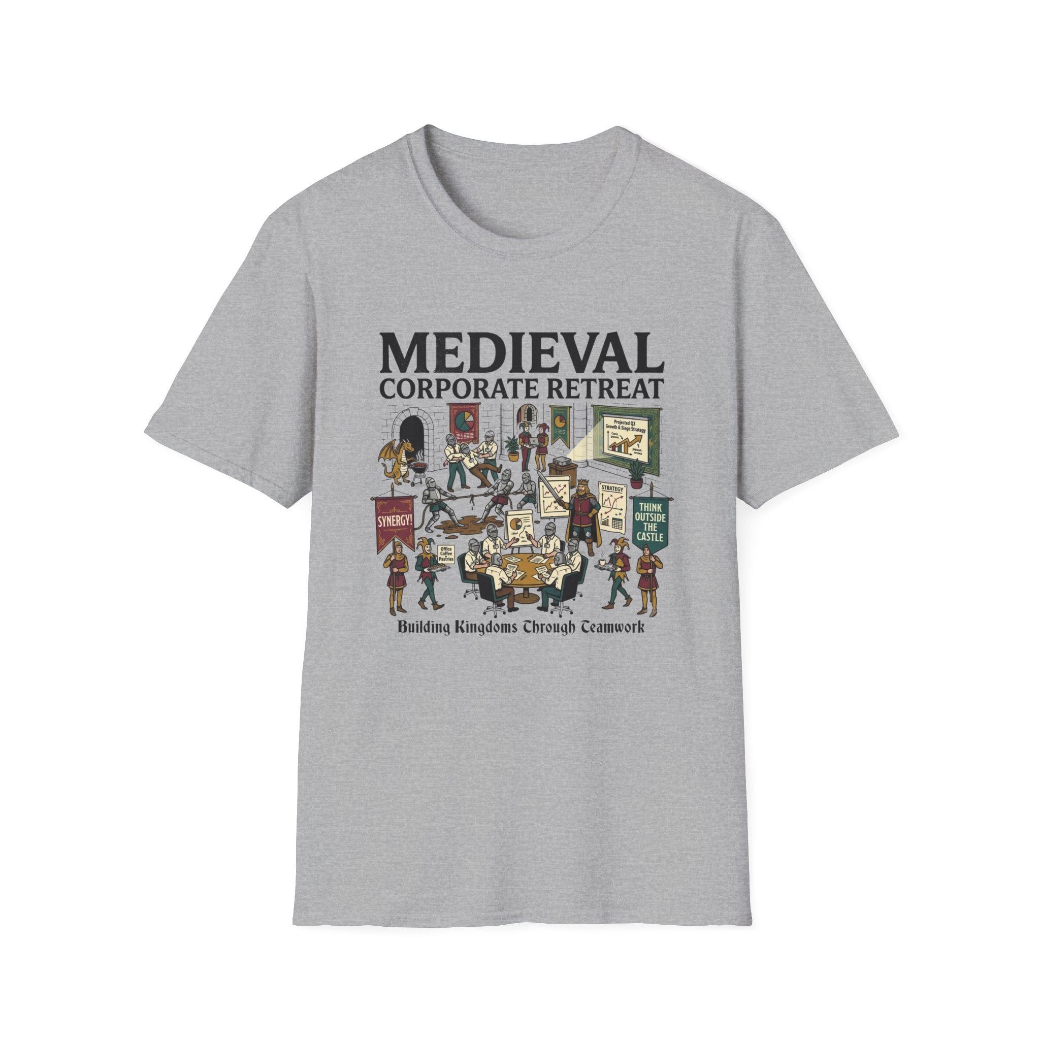 The Medieval Corporate Team-Building Retreat T-Shirt