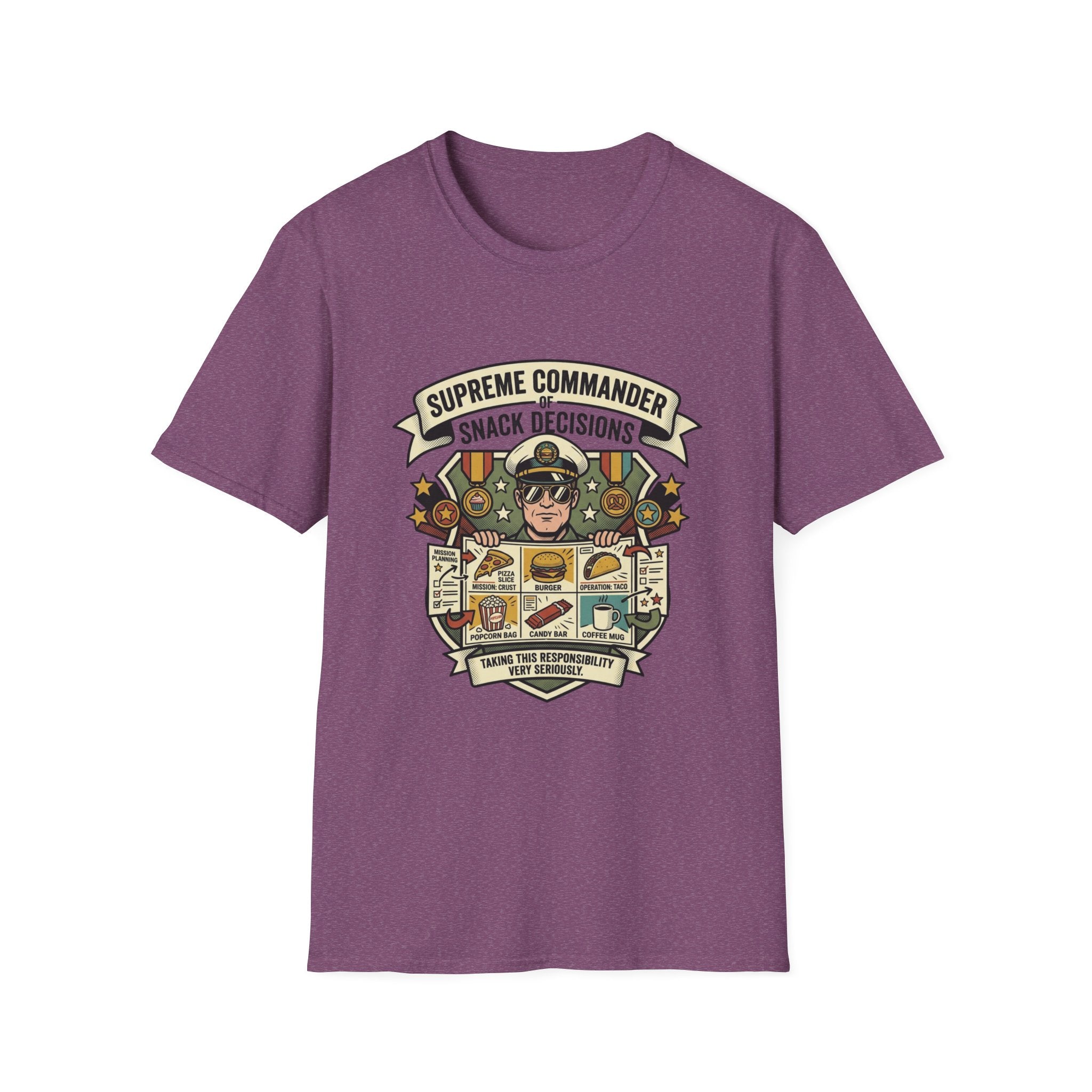 Supreme Commander of Snack Decisions T-Shirt