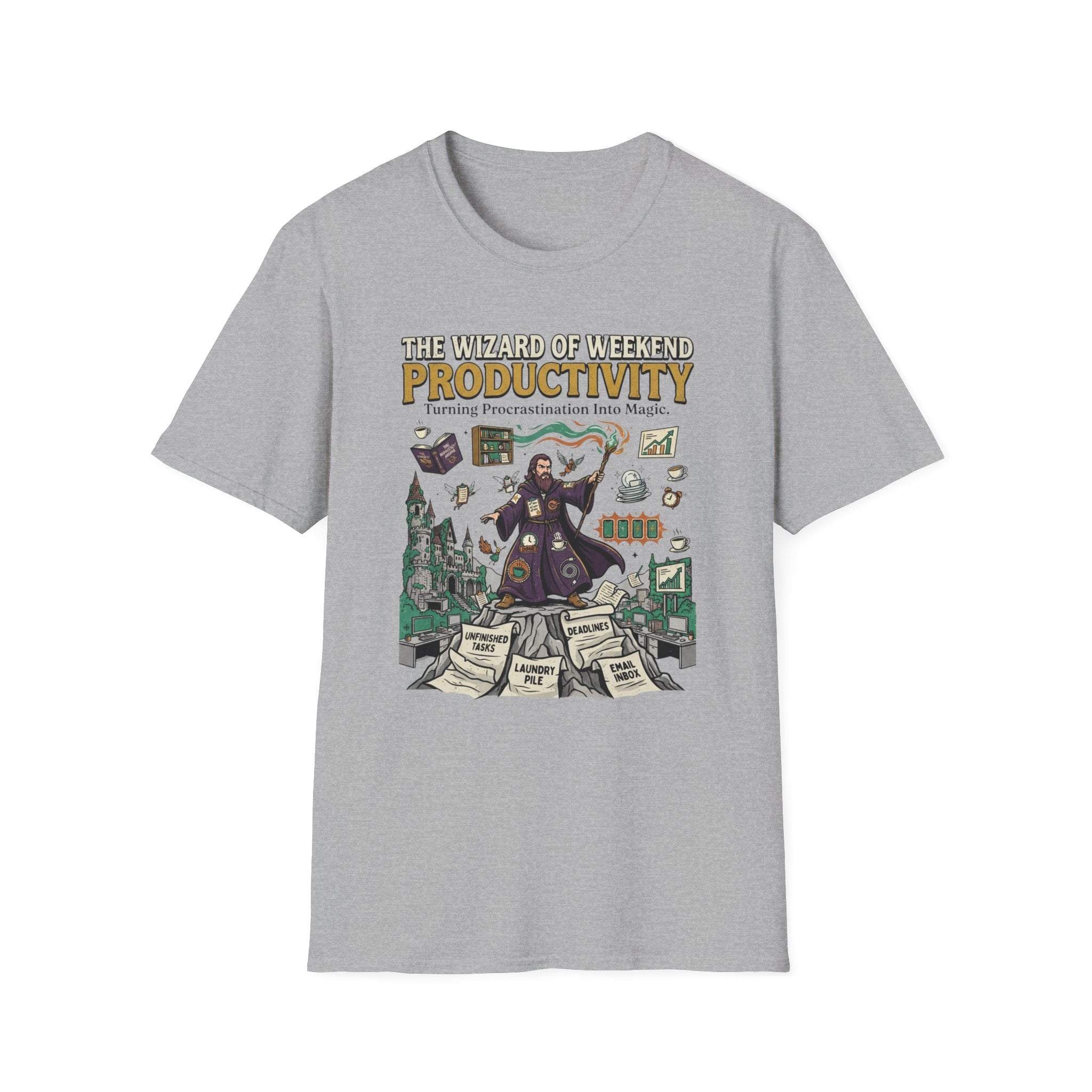 The Wizard of Weekend Productivity T-Shirt