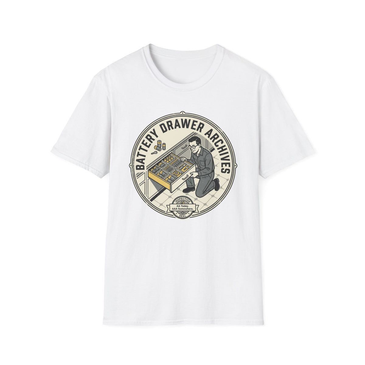 Battery Drawer Archives T-Shirt