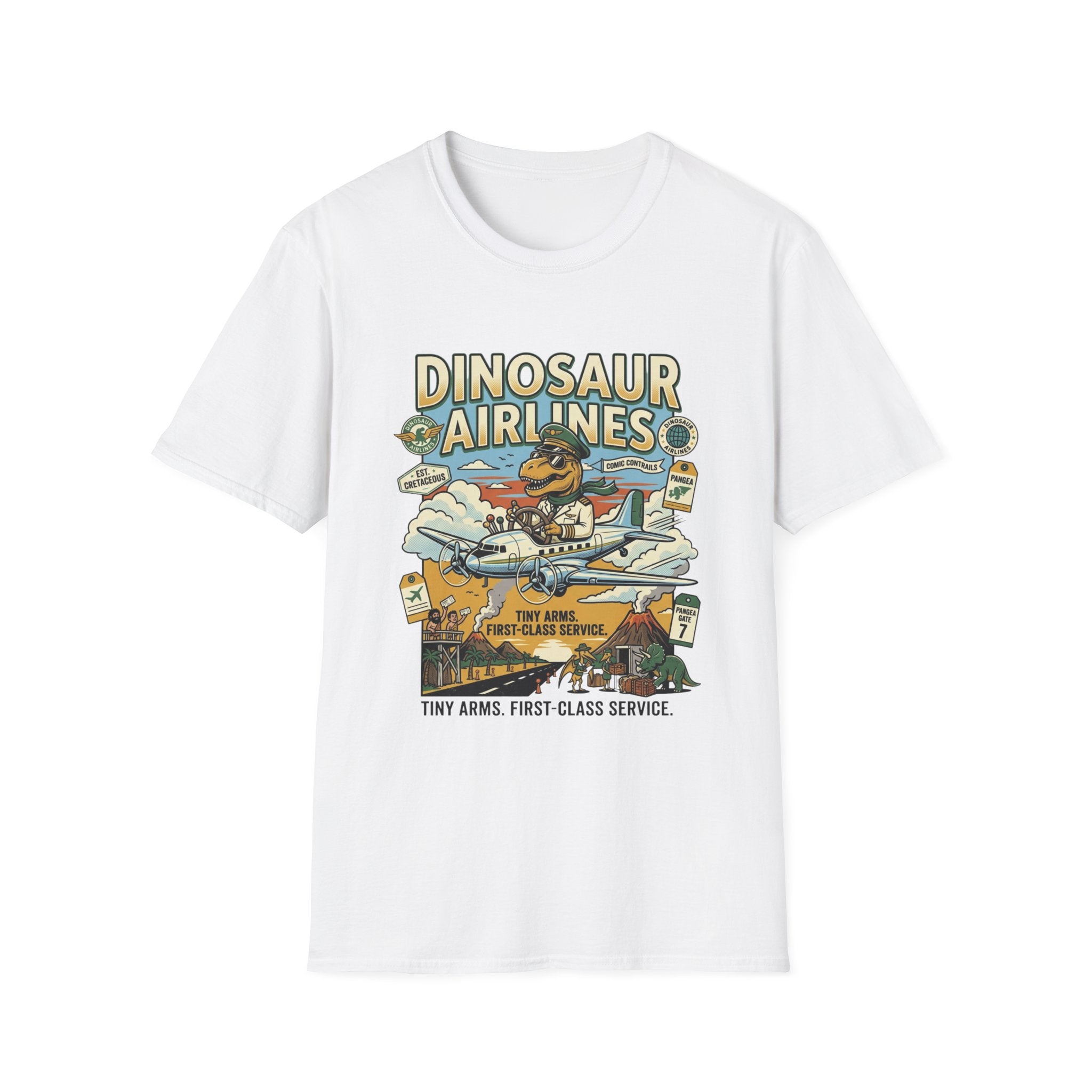 The Dinosaur Airline Pilot T-Shirt