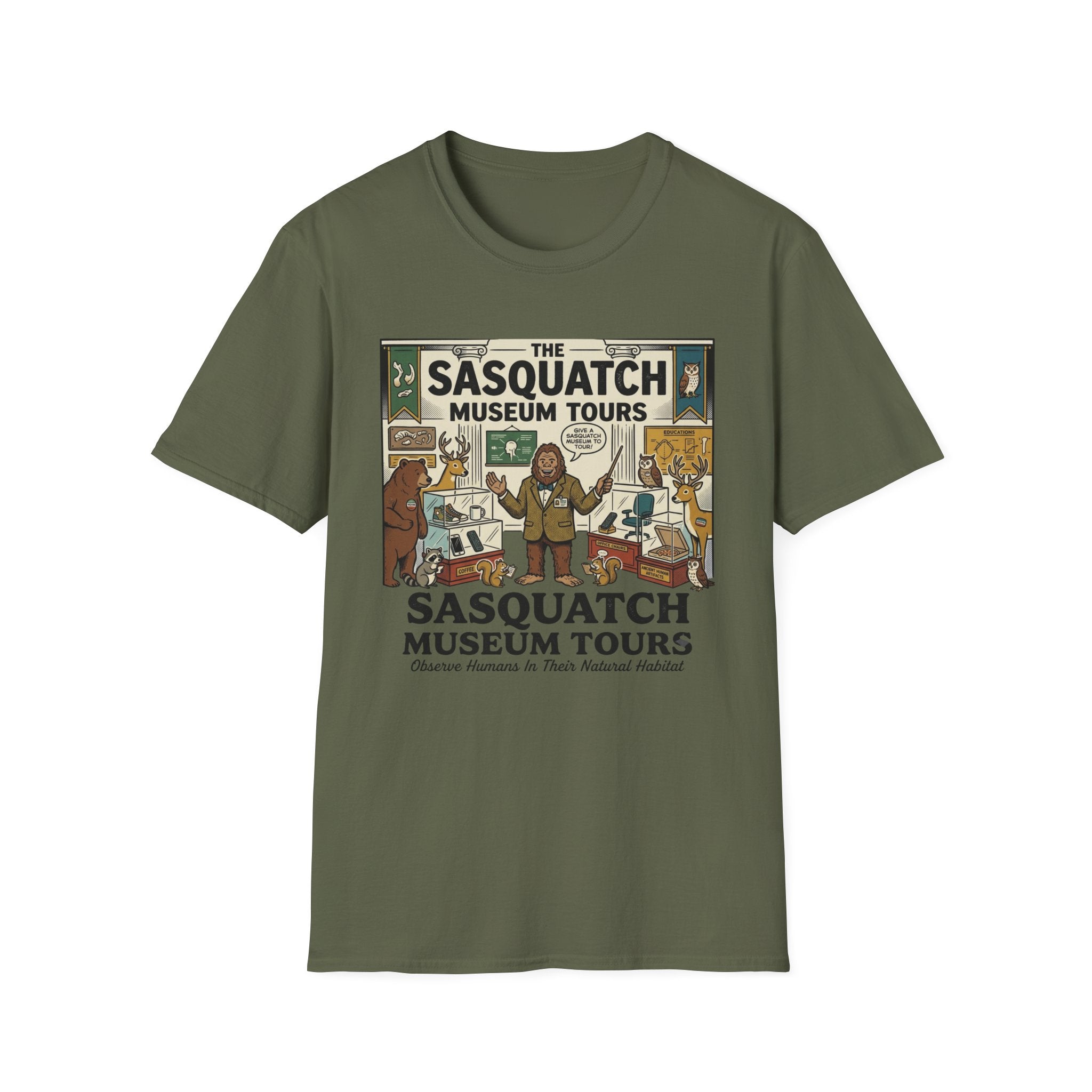 The Sasquatch Museum Tour Guide T-Shirt