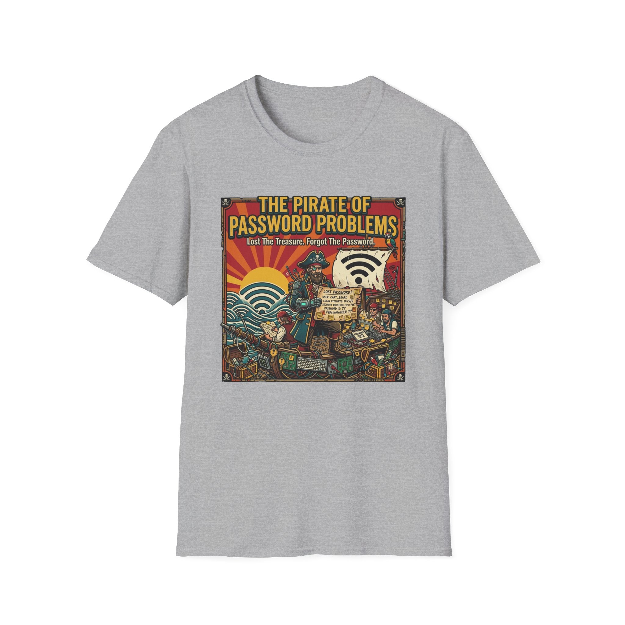 The Pirate of Password Problems T-Shirt