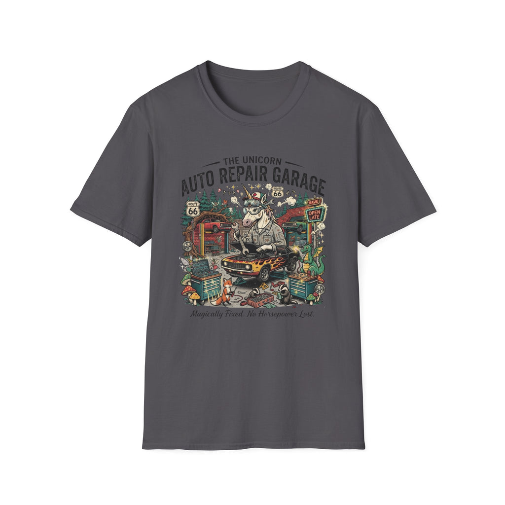 The Unicorn Auto Repair Garage T-Shirt
