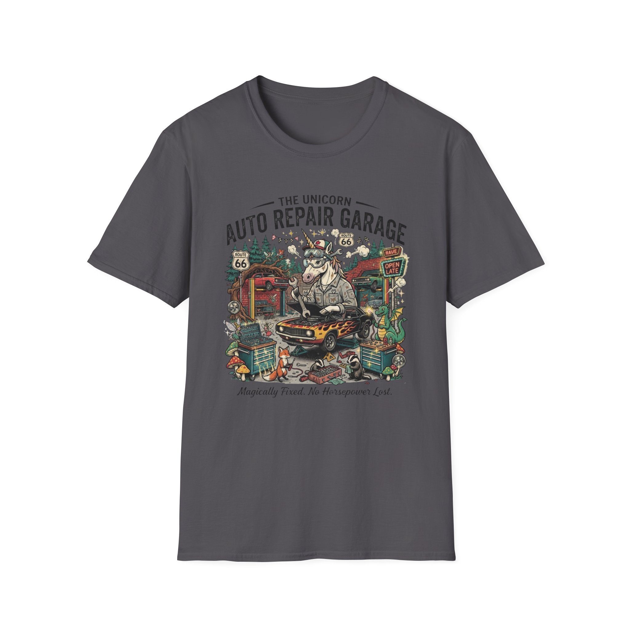 The Unicorn Auto Repair Garage T-Shirt