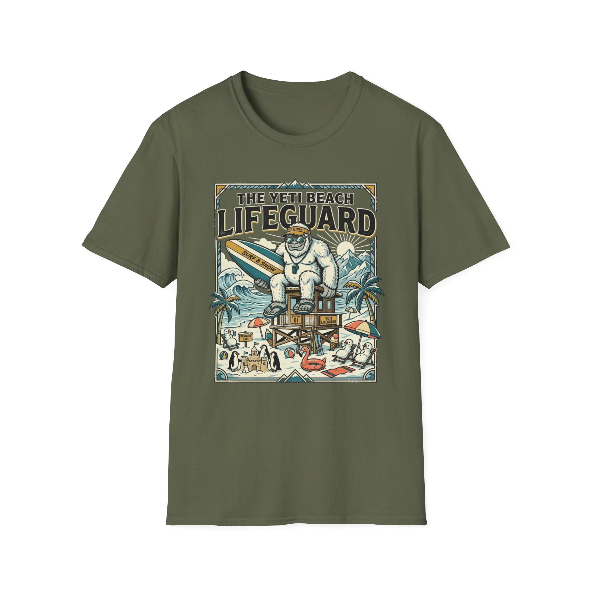 The Yeti Beach Lifeguard T-Shirt