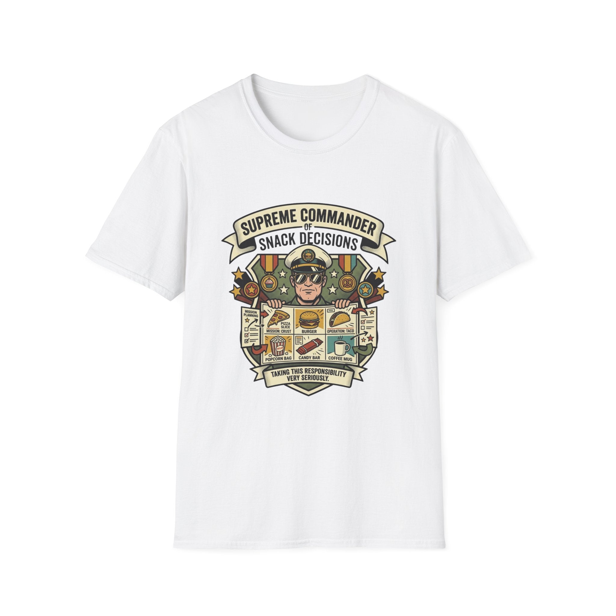 Supreme Commander of Snack Decisions T-Shirt