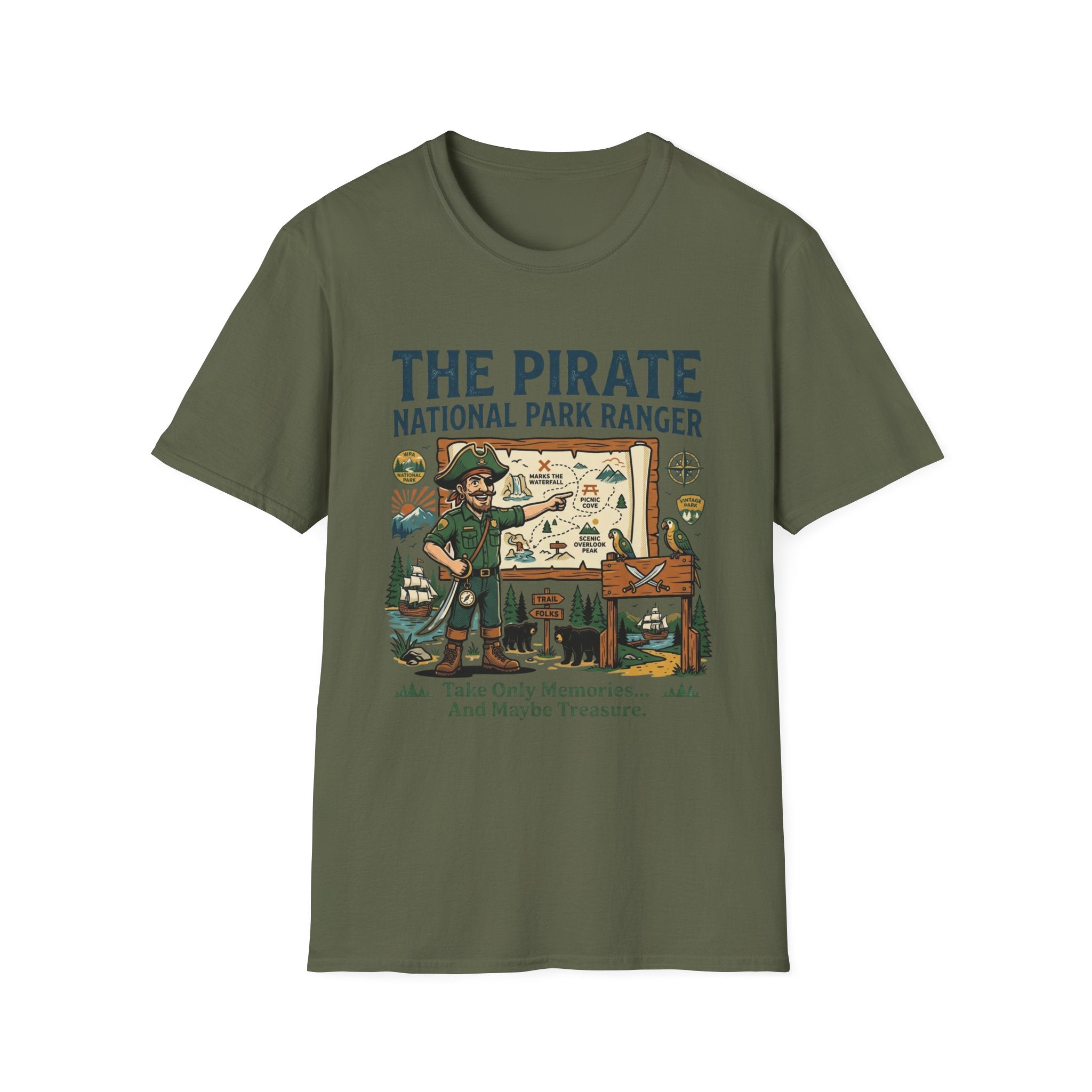 The Pirate National Park Ranger T-Shirt